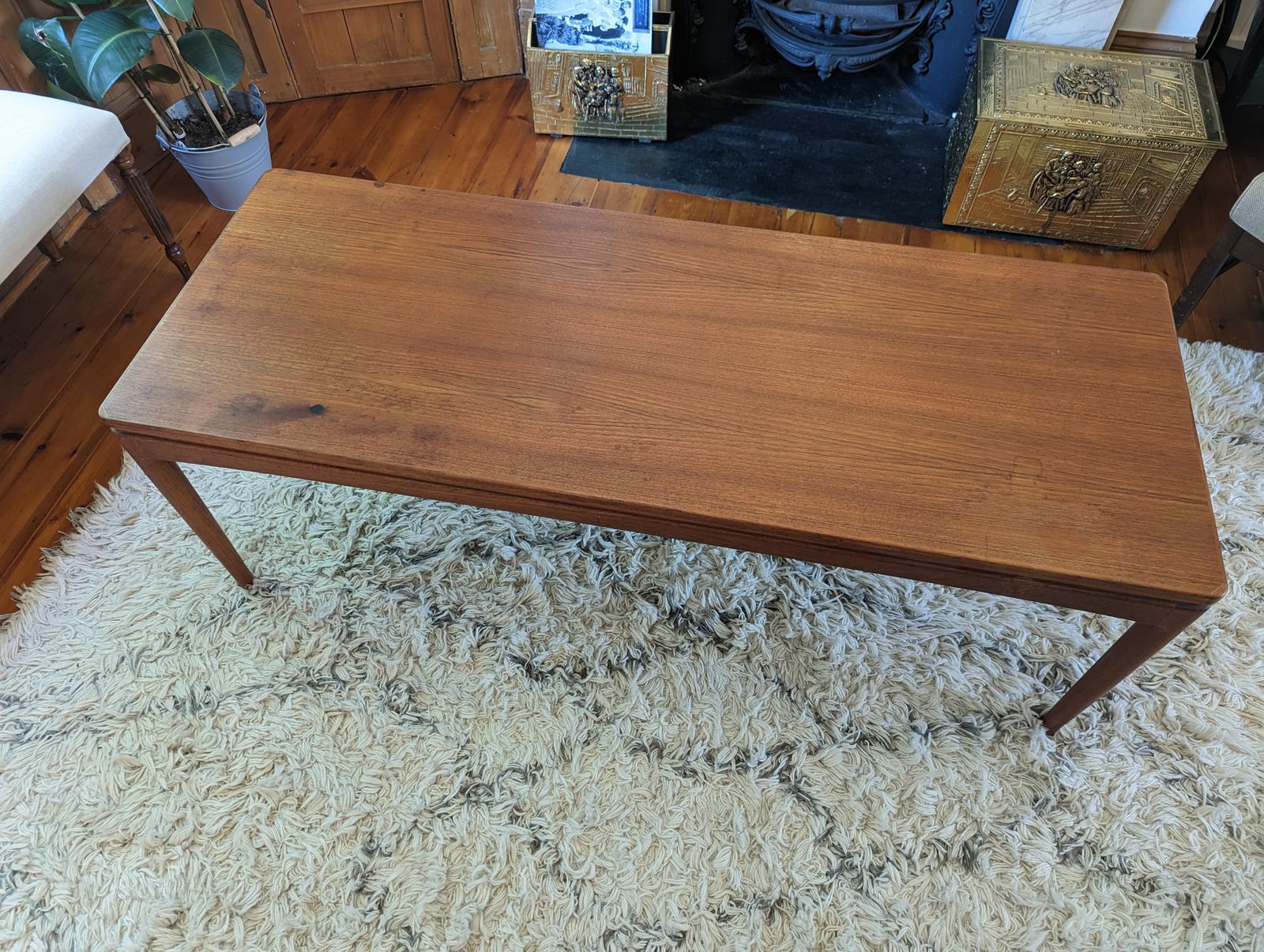Mid Century Teak Coffee Table   Christian Linneberg photo 395.0