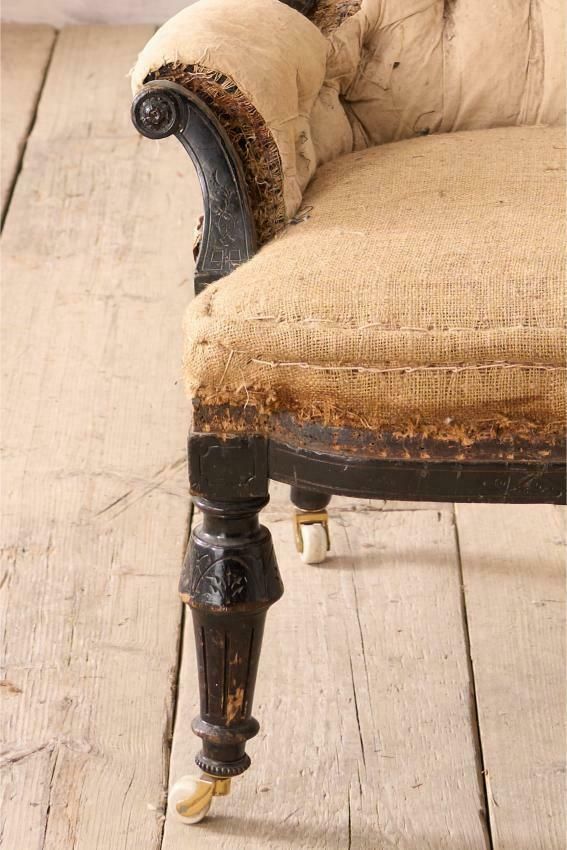 English Aesthetic Movement Nursing Chair, Possibly By Maple & Co photo furniture