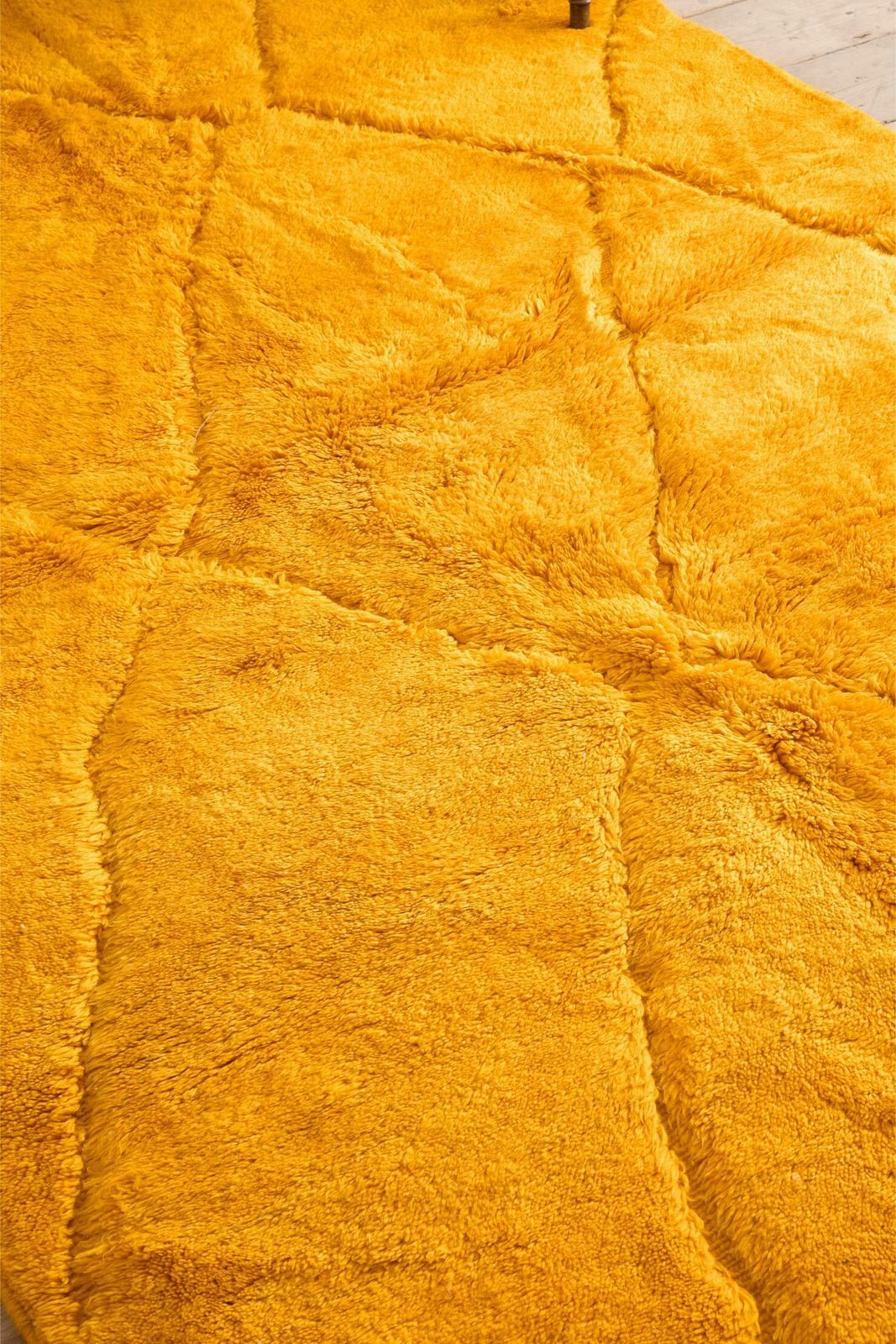 Moroccan Berber Rug   Yellow #2 photo for sale