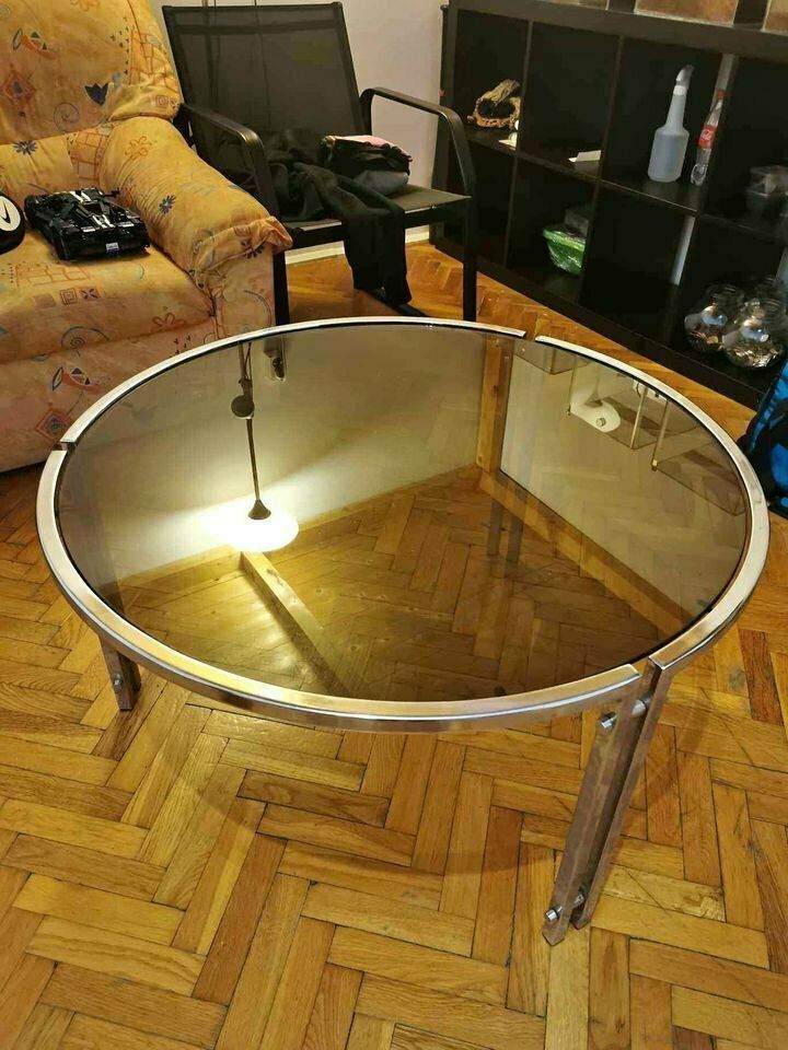 Mid Century Tubular Chrome Coffee Table, 1960s photo 1305.0