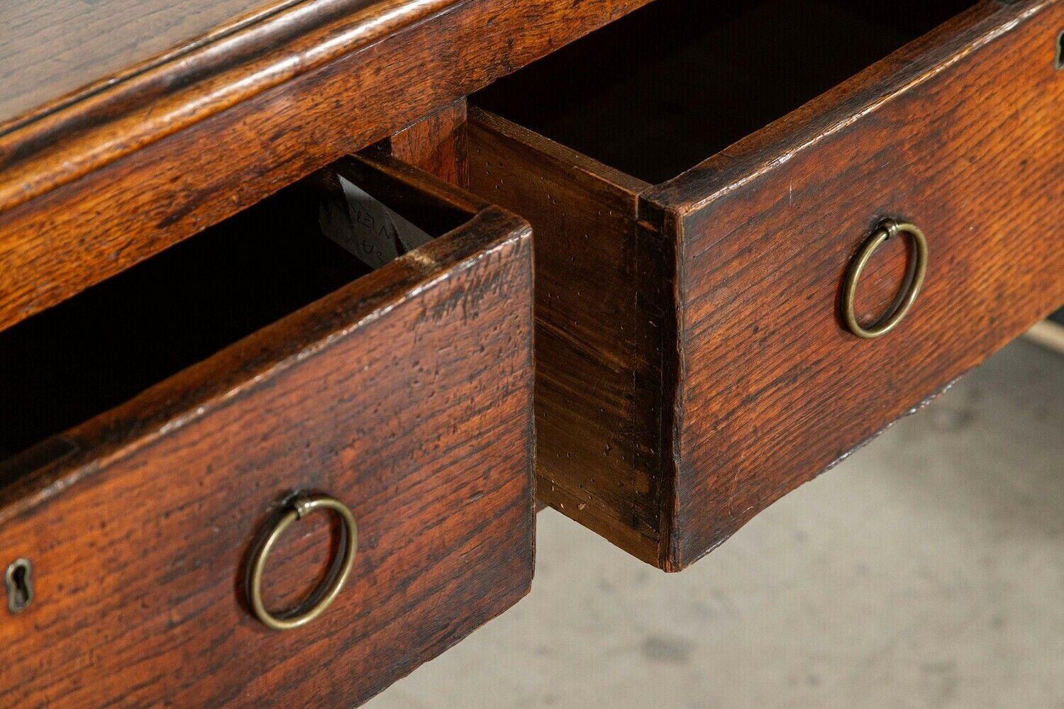 photo for sale 19thc English Oak Dresser Base