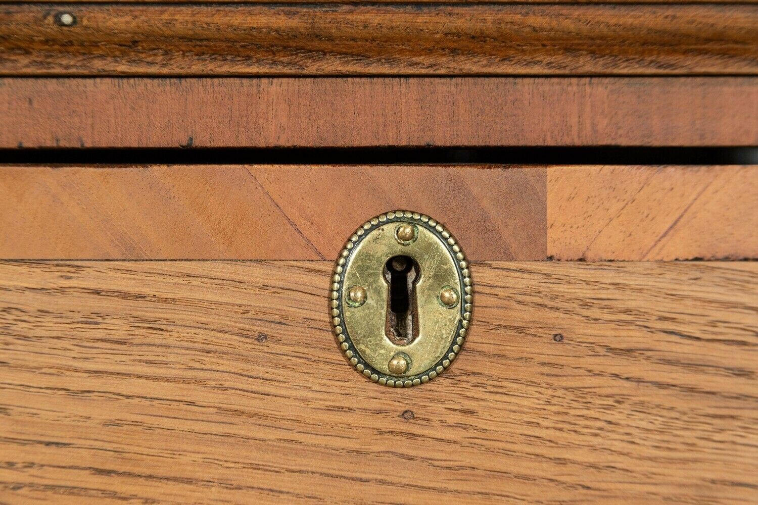 Furniture Large 19thc Oak Dresser Base, 1800s photo