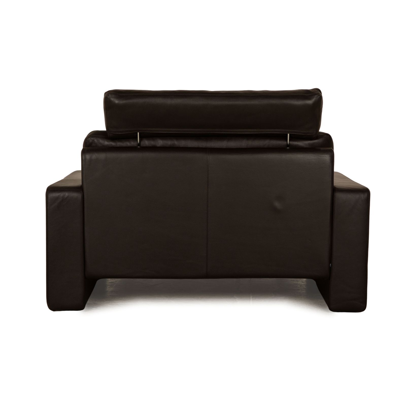 photo furniture Cor Conseta Leather Lounger Dark Brown