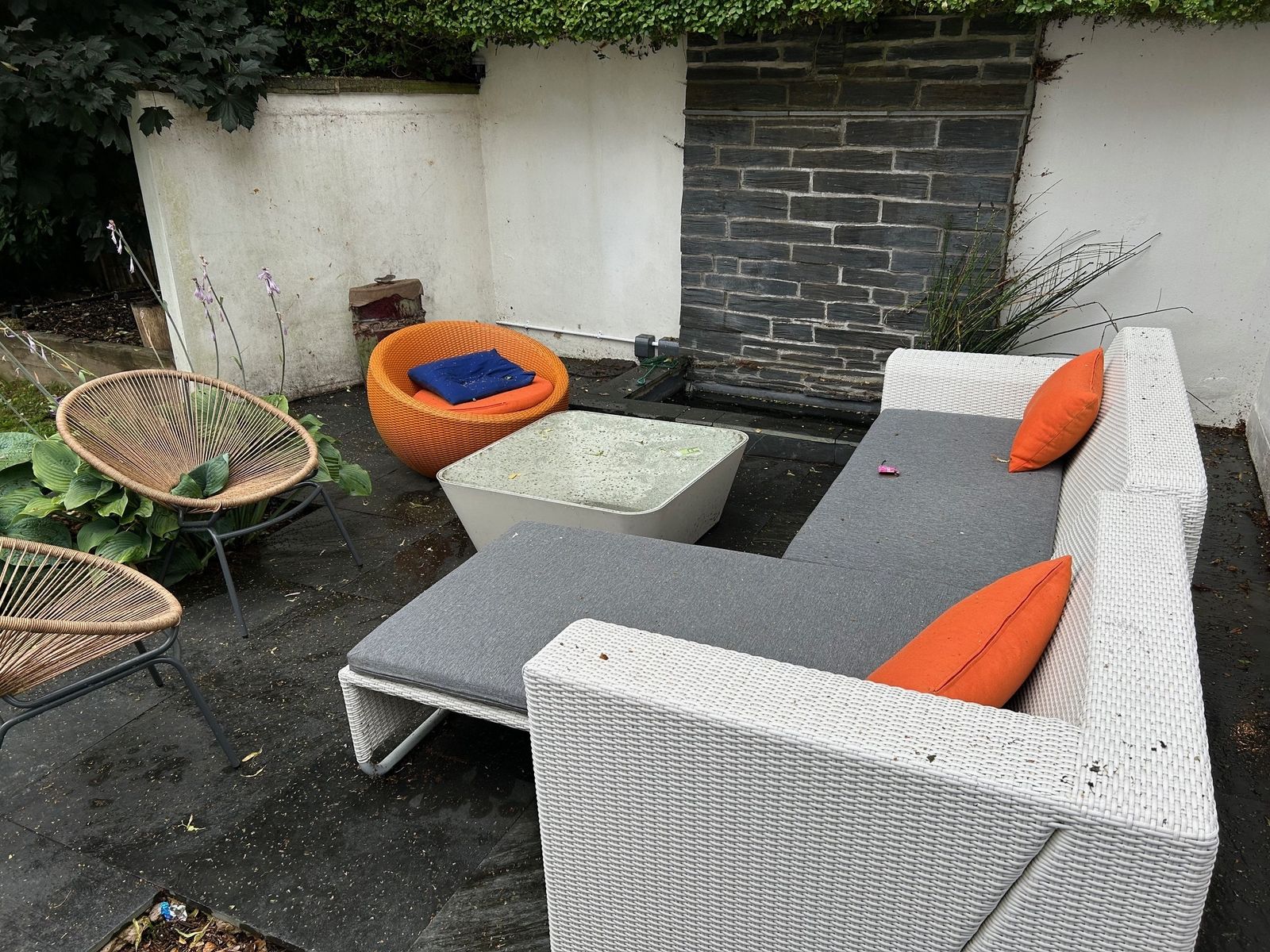 Designer Italian Garden Furniture.  Good Condition