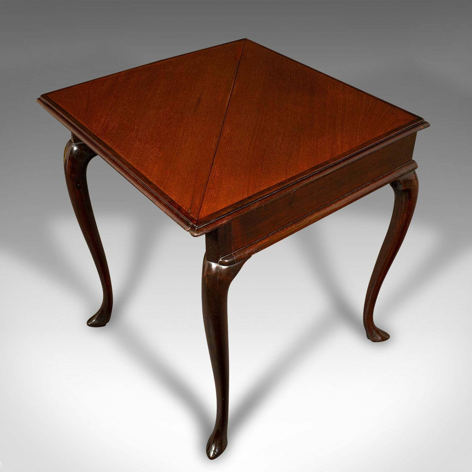 Antique Supper Table, English, Folding, Occasional, Display, Georgian, C.1770 photo vintage