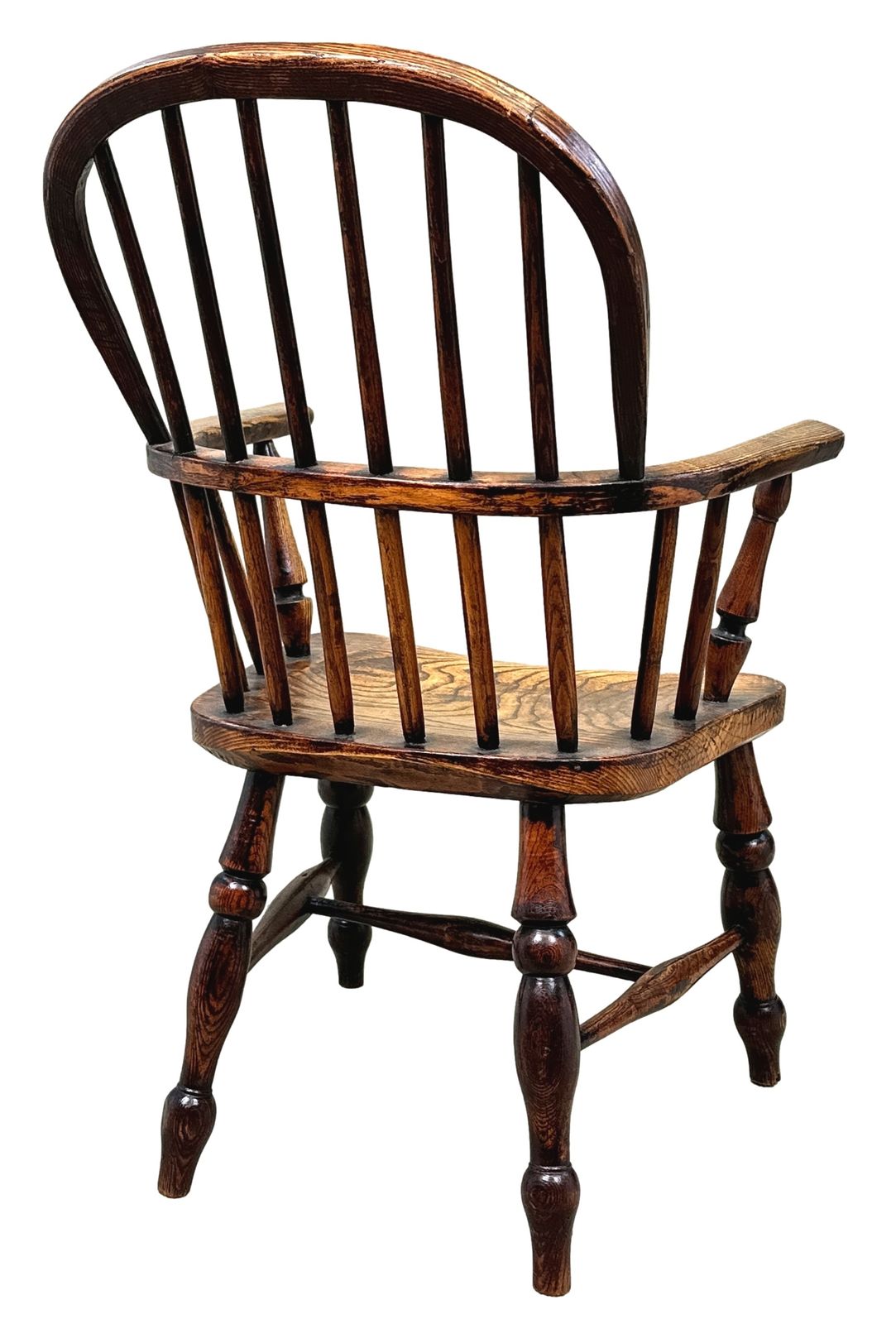 Ash & Elm 19th Century Childs Windsor Armchair (England, Circa 1860) photo vintage