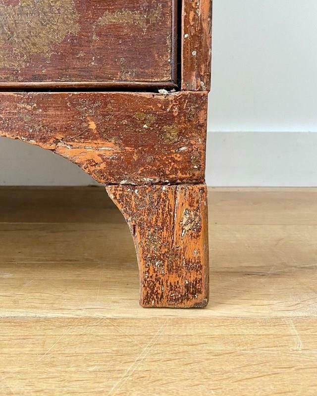 Victorian Scumbled Painted Chest Of Drawers photo Furniture