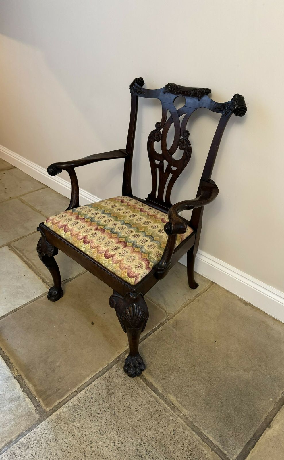 Outstanding Quality Set Of Eight Antique Mahogany Irish Chippendale Style Dining Chairs photo 5495.0