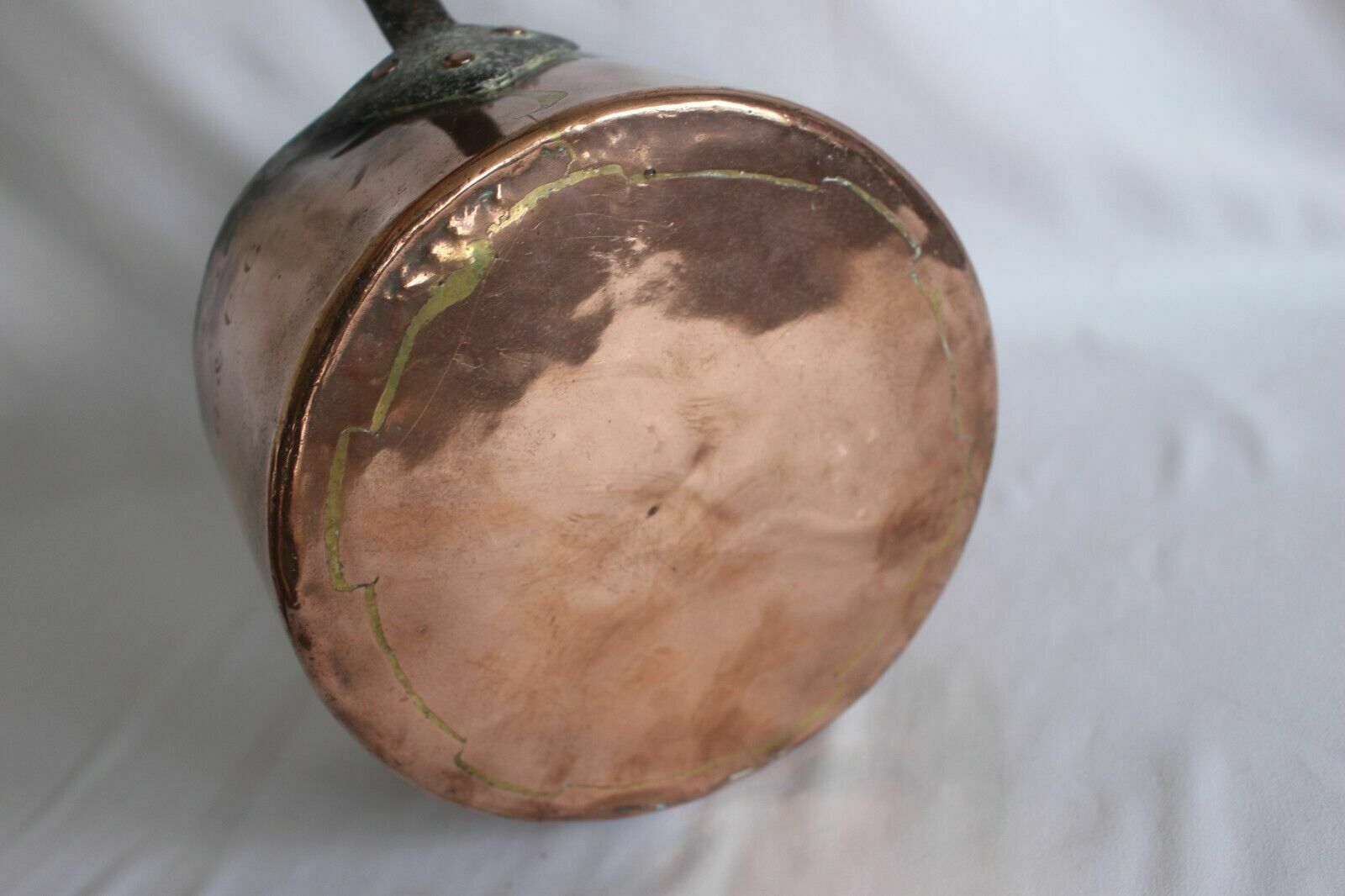 Top Quality Large Professional French Copper Saucepan 'Chomette Favor' G & C G photo for sale
