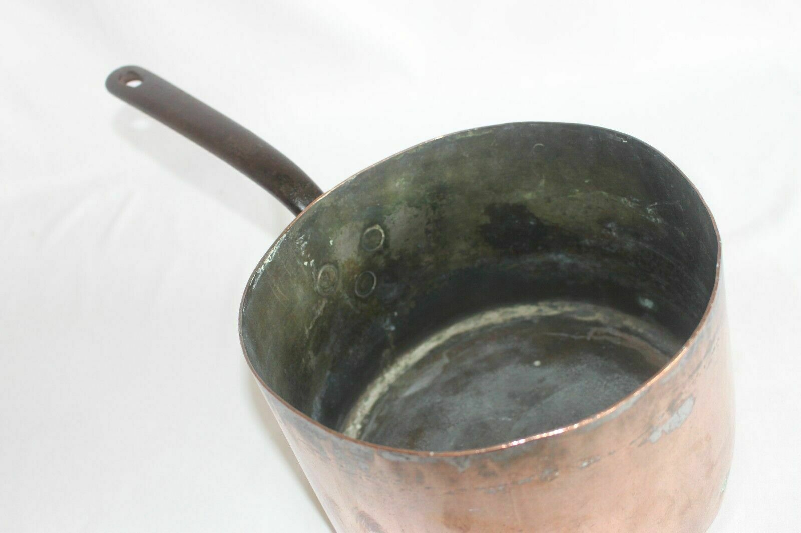 Top Quality Large Professional French Copper Saucepan 'Chomette Favor' G & C G photo vintage