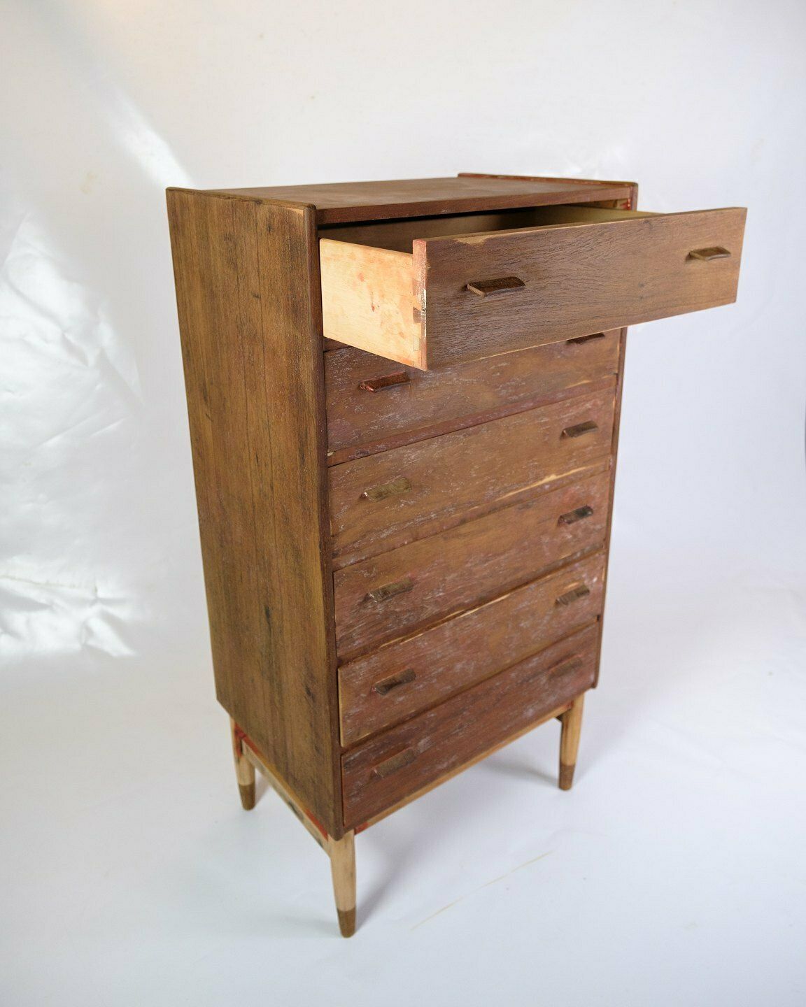 Chest Of Drawers In Teak With Oak Legs By Poul M. Volther For Fdb From 1960s photo vinterior