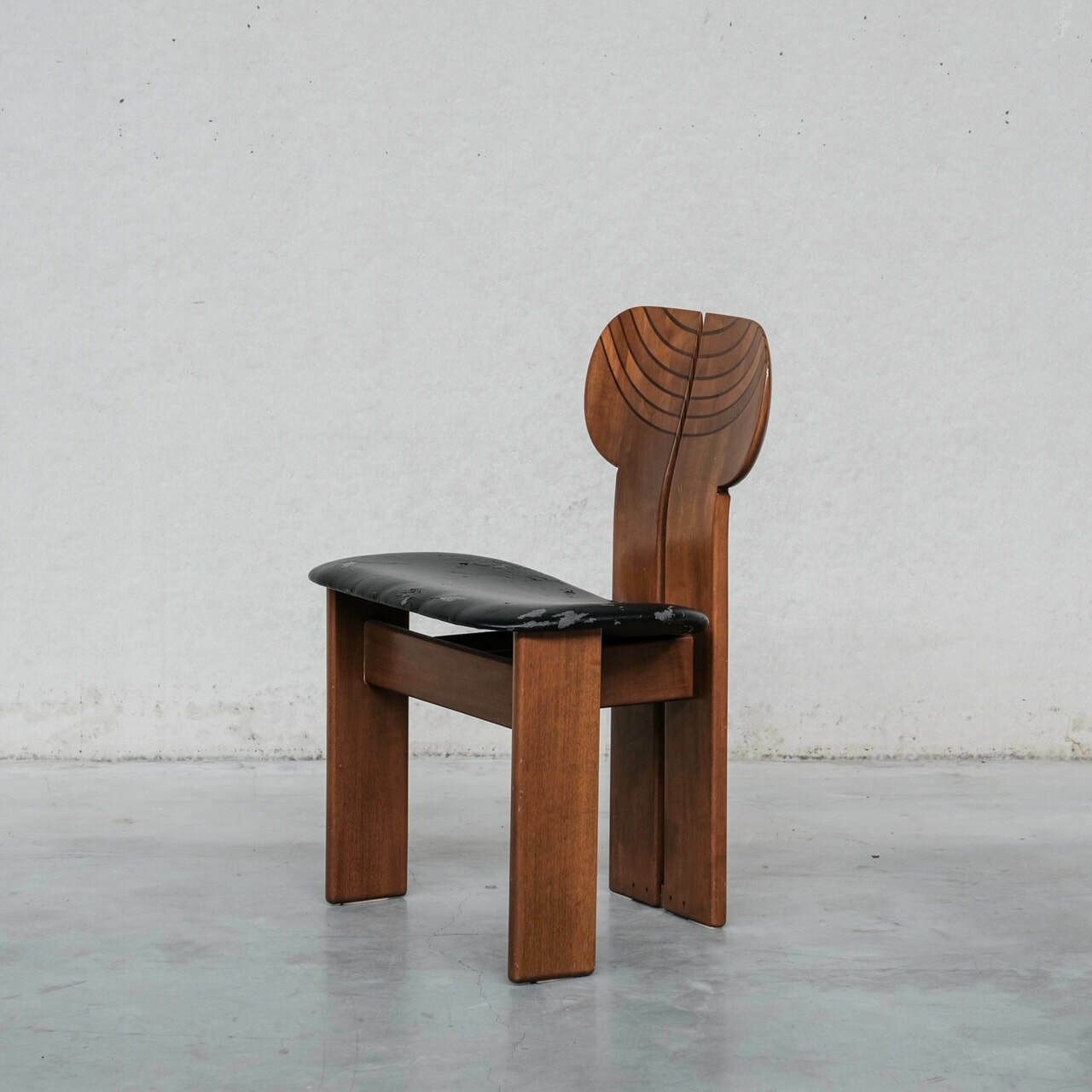 Set Of Six 'Africa' Mid Century Italian Dining Chairs By Scarpa photo furniture