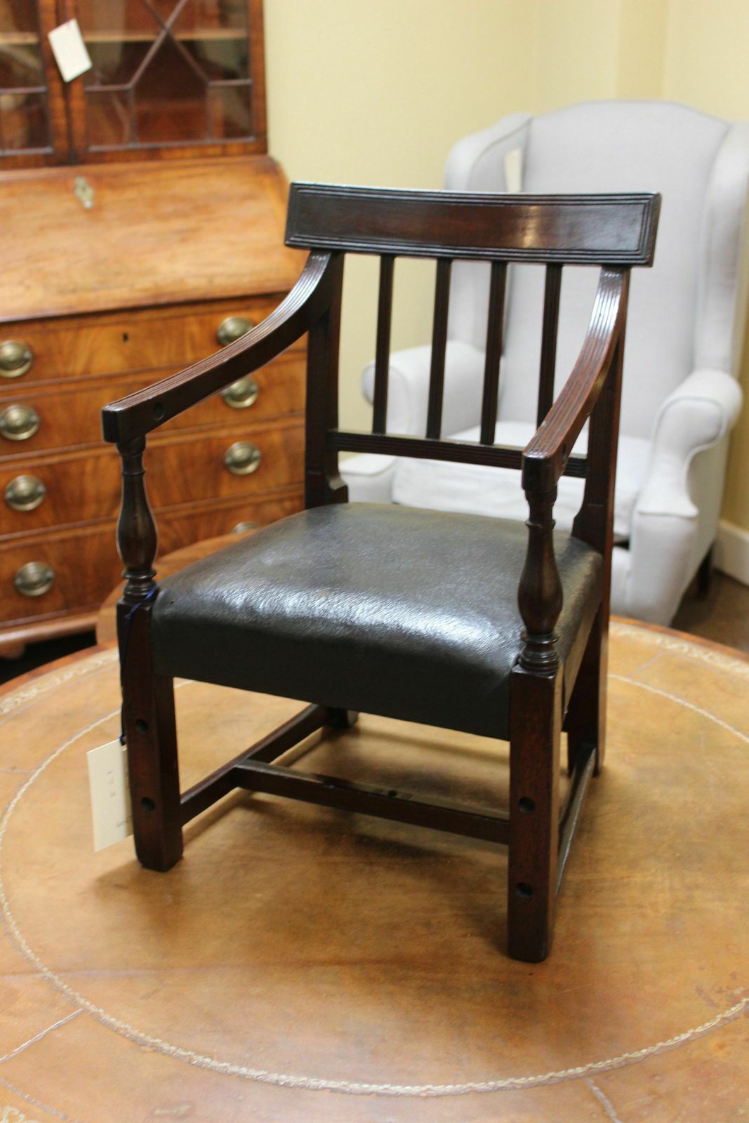 Early 19thc. Mahogany Childs Carver Chair photo furniture