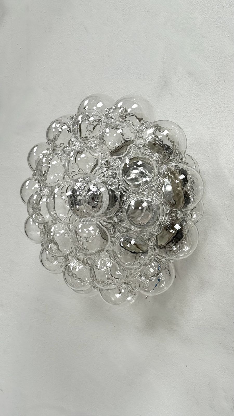 Mid Century Bubble Glass Ceiling Lamp By Helena Tynell For Limburg, Germany 1970si’m photo vinterior