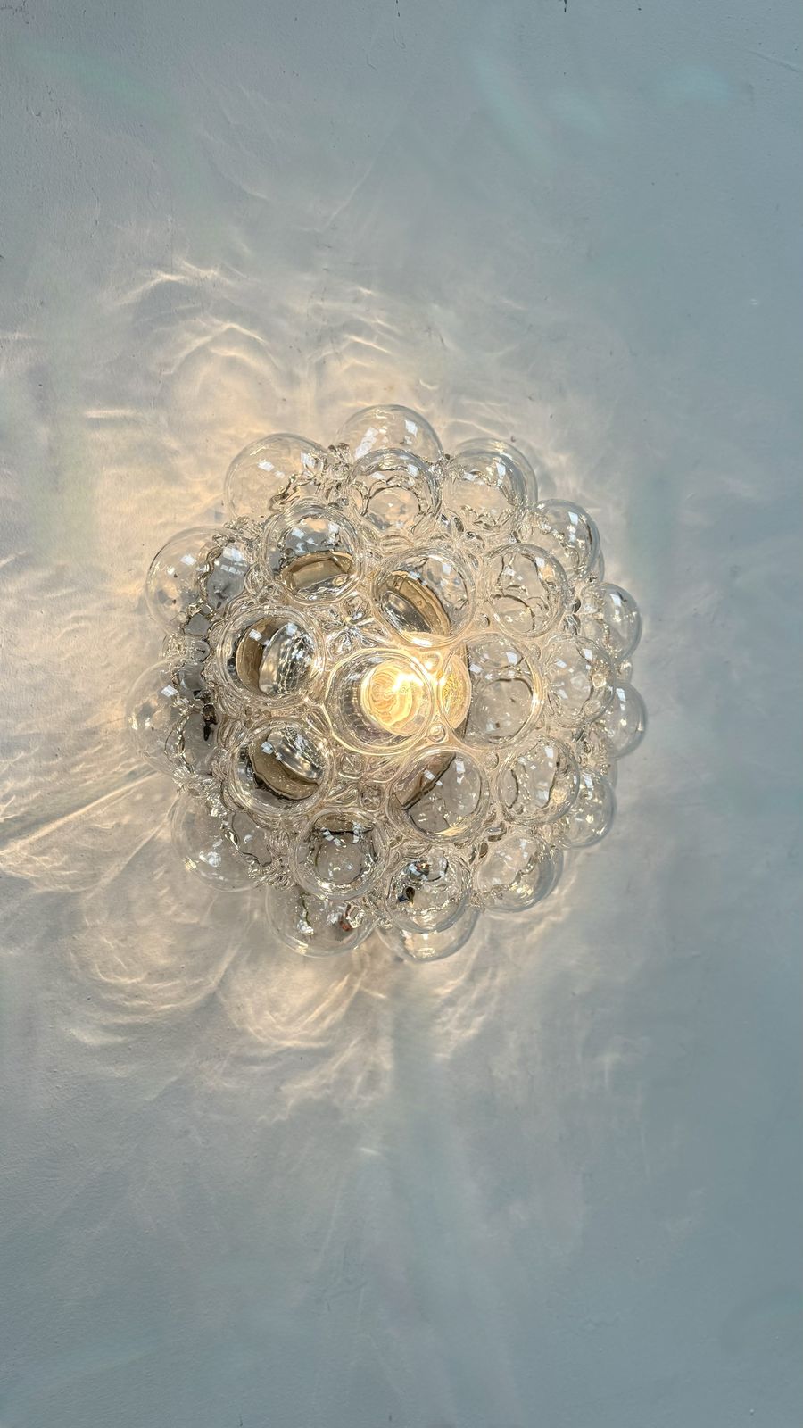 Mid Century Bubble Glass Ceiling Lamp By Helena Tynell For Limburg, Germany 1970si’m photo buy