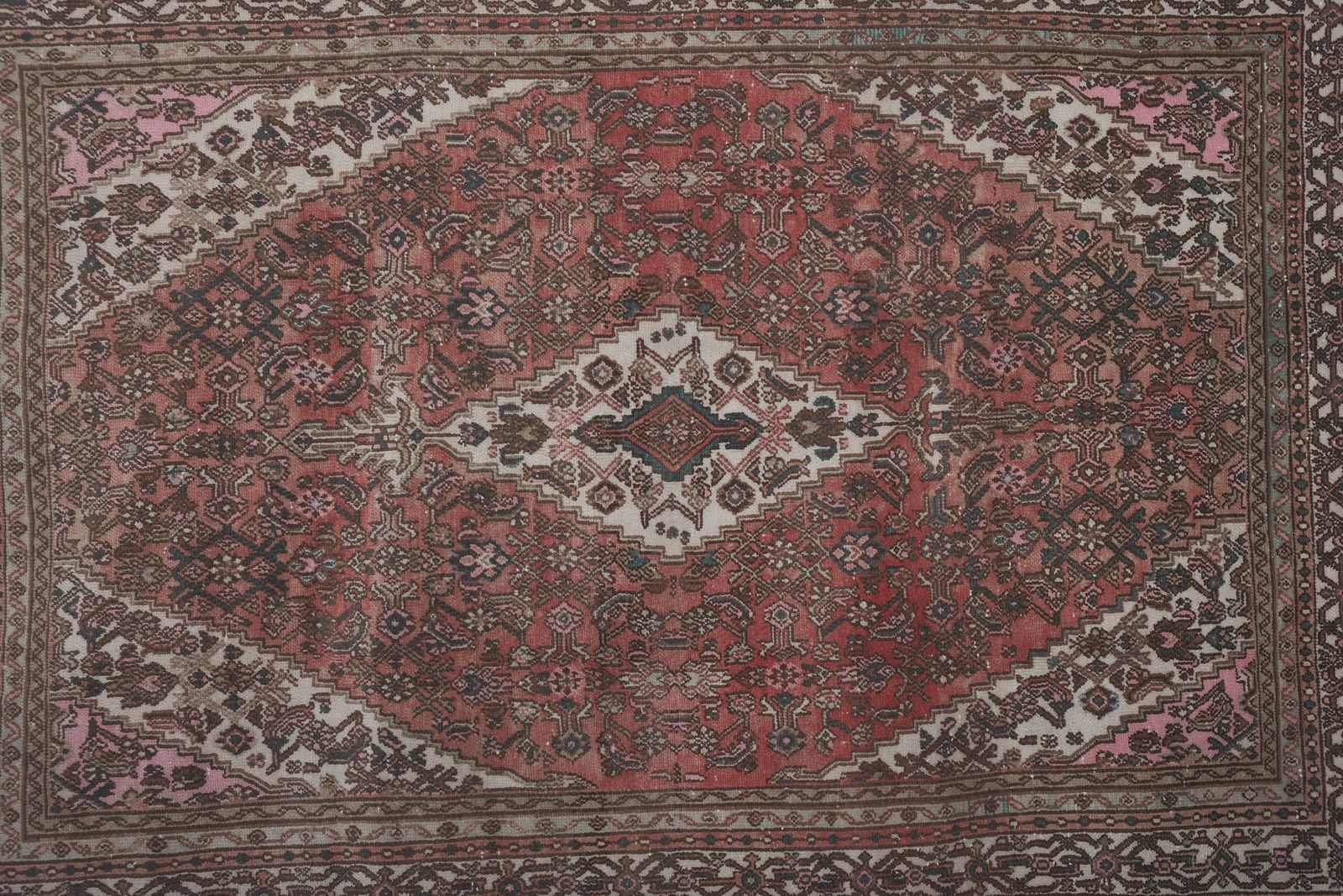 Tribal Anatolian Oushak Rug 6'11" X 10' photo vintage