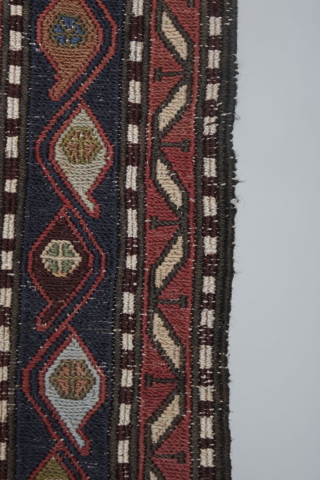 photo furniture 1960s Turkish Animal Pictorial Soumac Rug 3'4'' X 6'4''