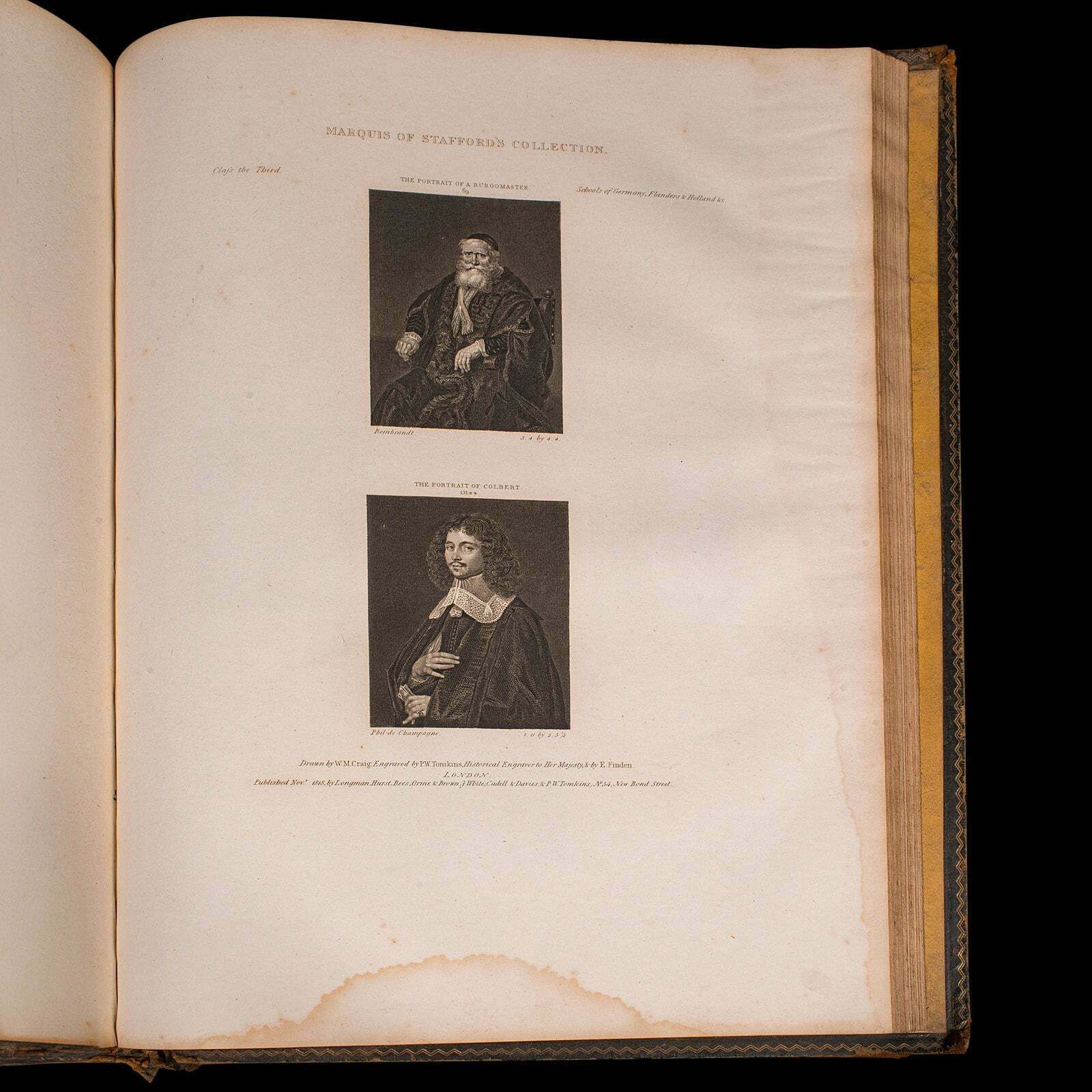 photo for sale Antique Art Reference Book Marquis Of Stafford Collection Vol. 3, Georgian, 1818