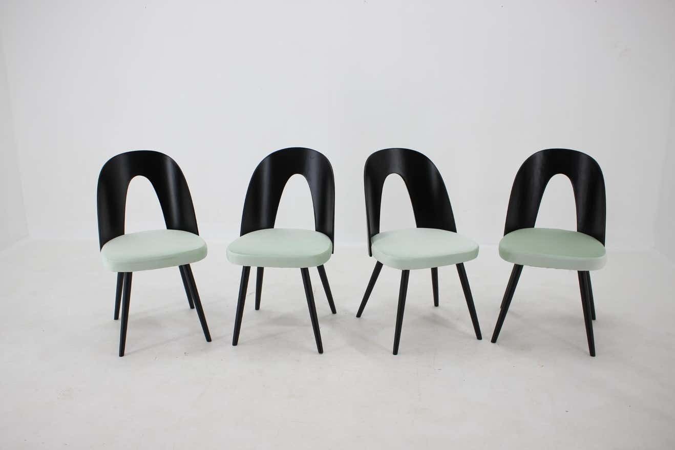 1960s Antonin Suman Set Of Four Dining Chairs photo furniture