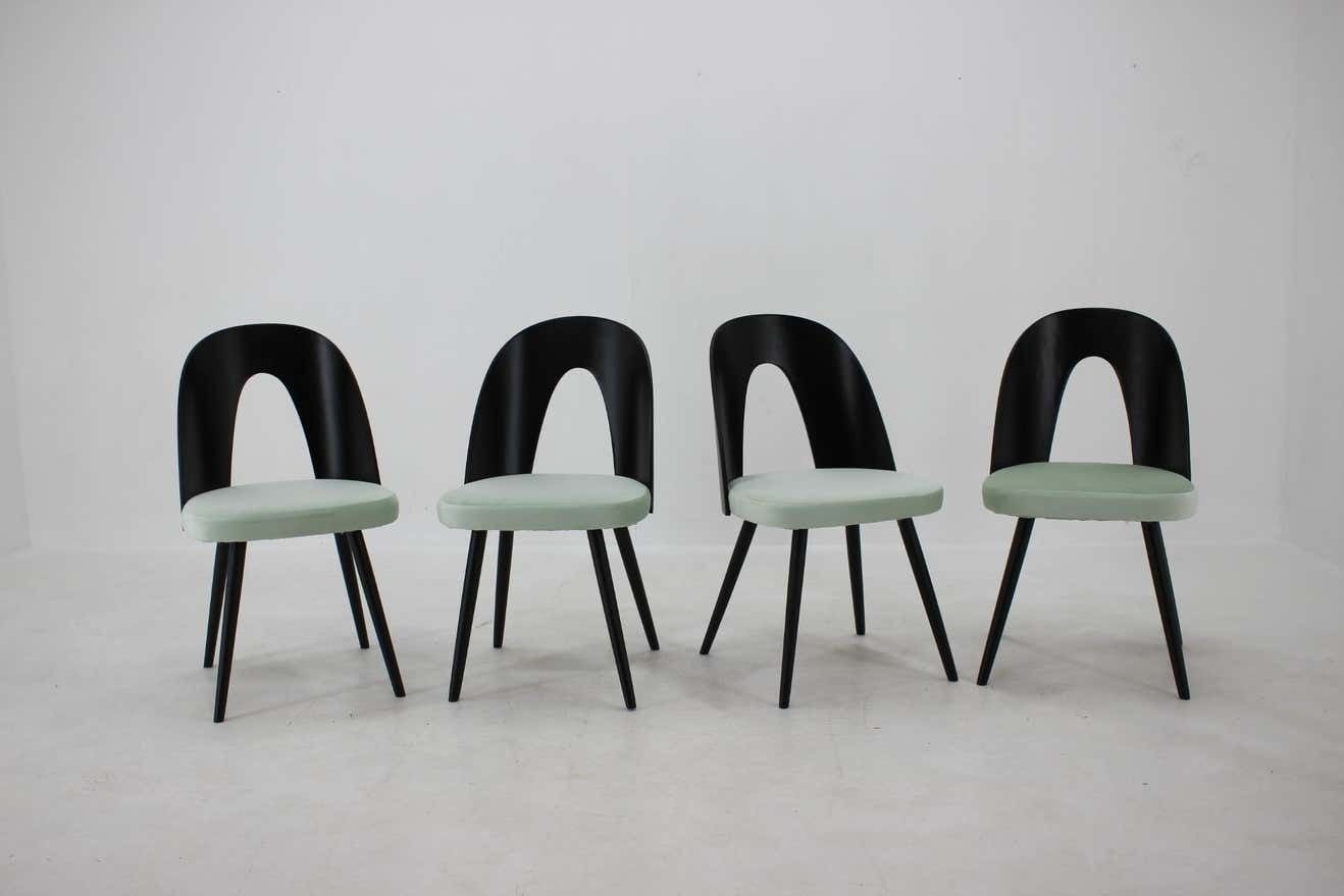1960s Antonin Suman Set Of Four Dining Chairs photo for sale