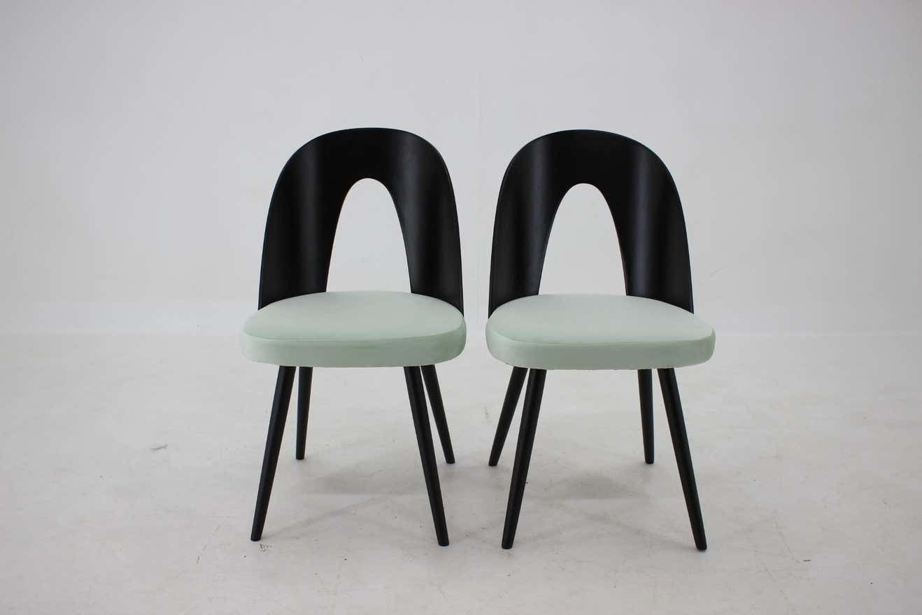 1960s Antonin Suman Set Of Four Dining Chairs photo Furniture