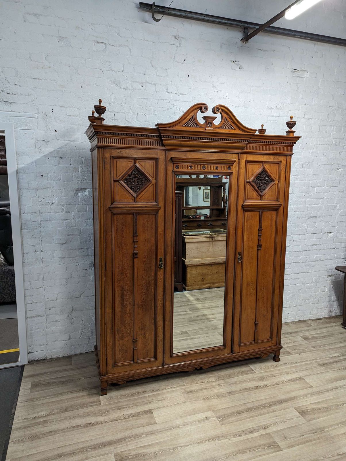 Impressive Ornate Victorian Wardrobe photo furniture