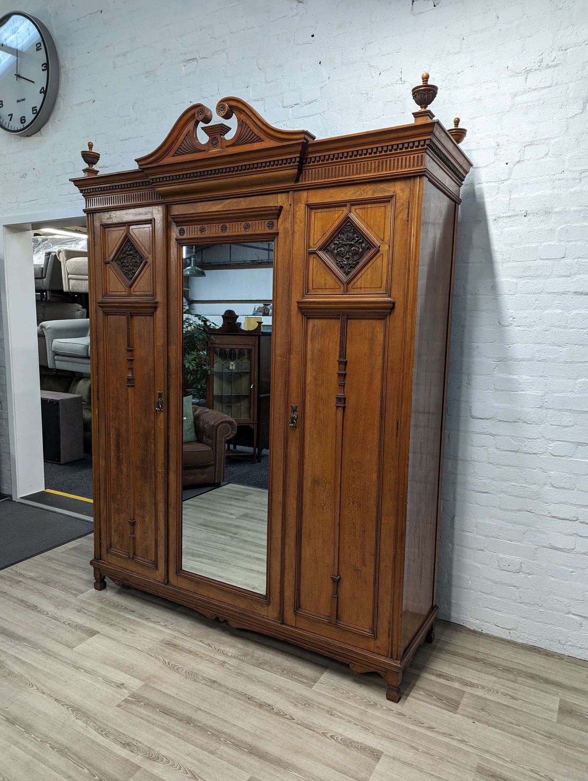 Impressive Ornate Victorian Wardrobe photo Furniture