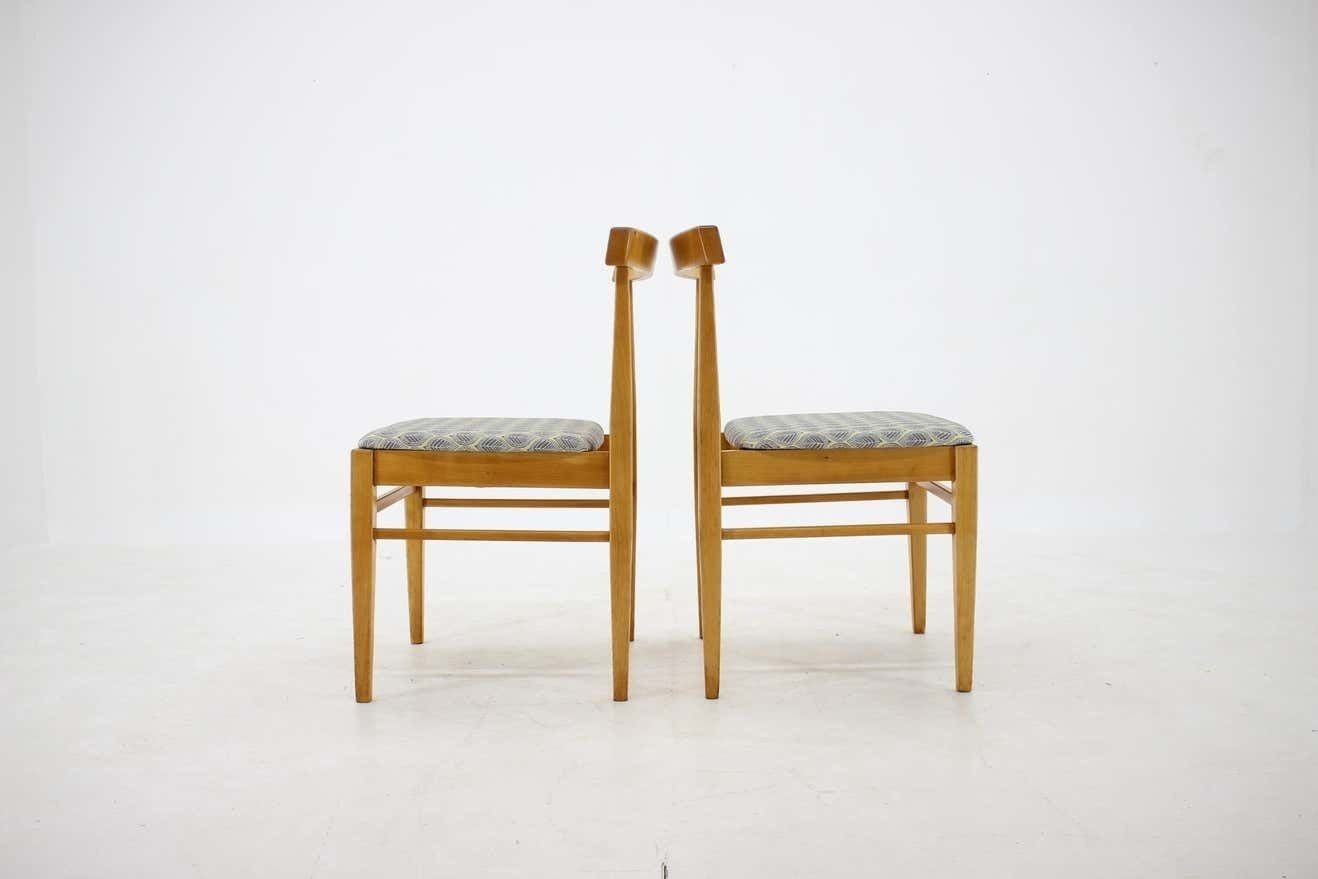 1960s Set Of Four Minimalist Dining Chairs, Czechoslovakia photo vinterior