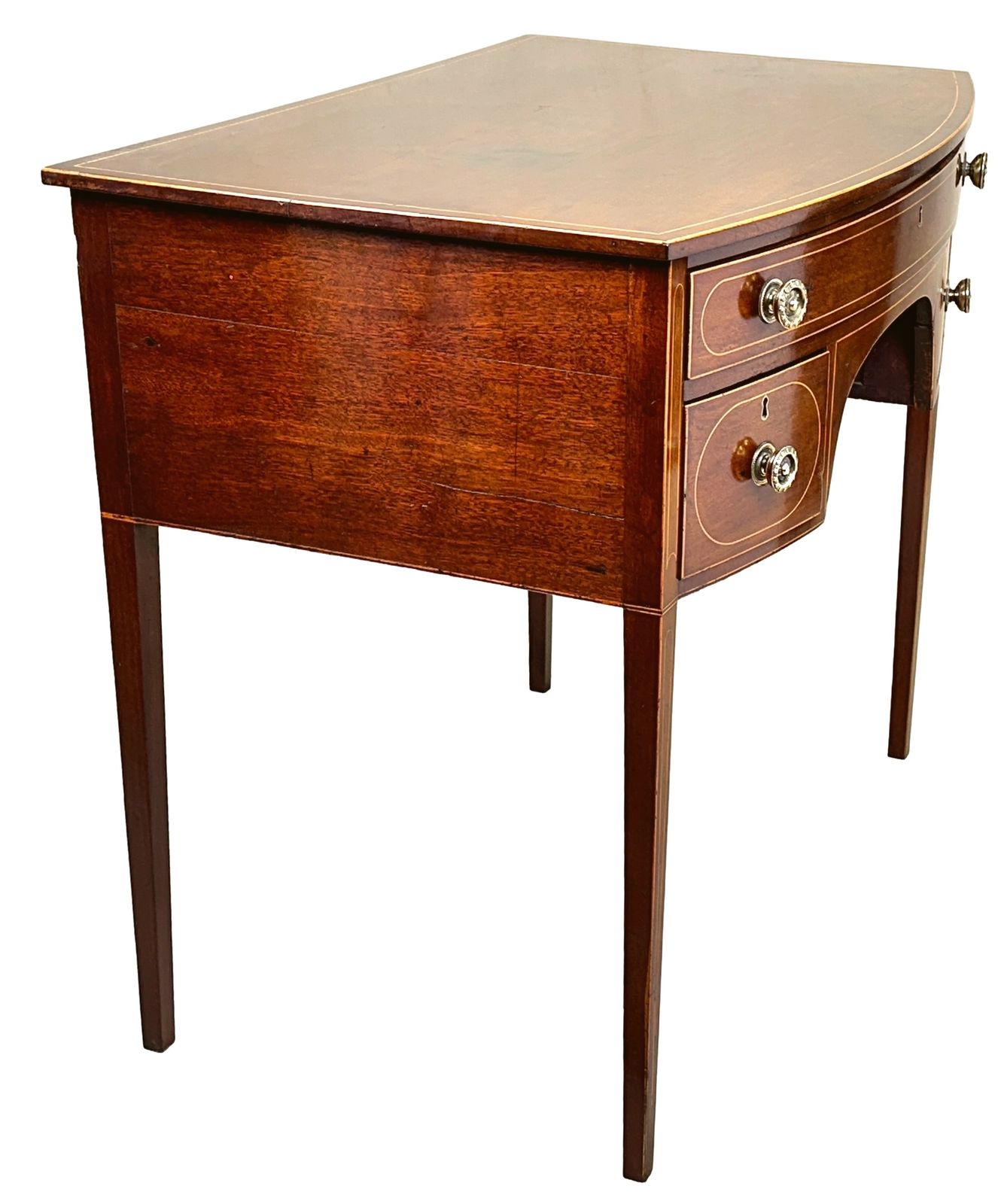 Georgian 18th Century Mahogany Dressing Table (England, Circa 1790) photo Furniture