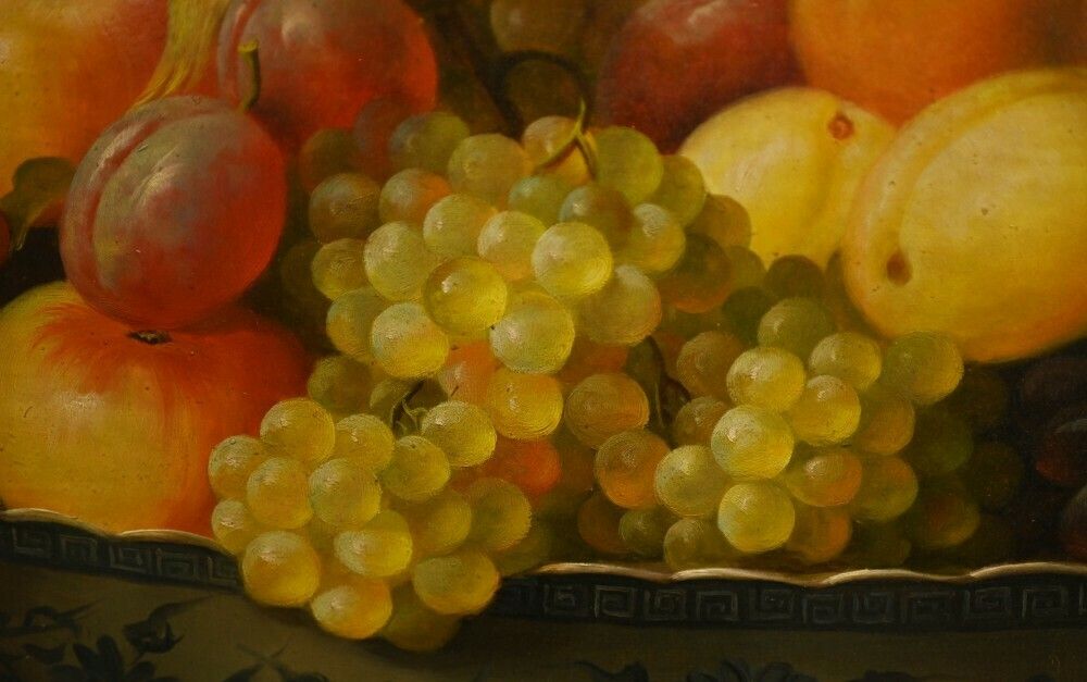 Italian Oil Painting Fruit Still Life Art photo 850.0