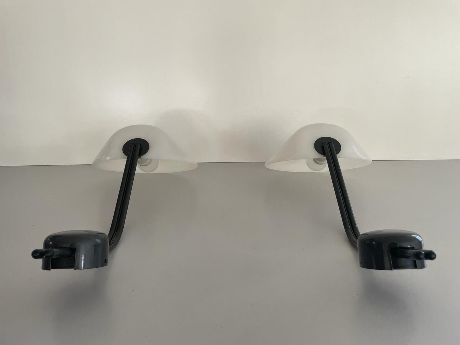 photo for sale Model "Parter" Pair Of Xl Sconces By Achille Castiglioni For Flos, Italy, 1970s