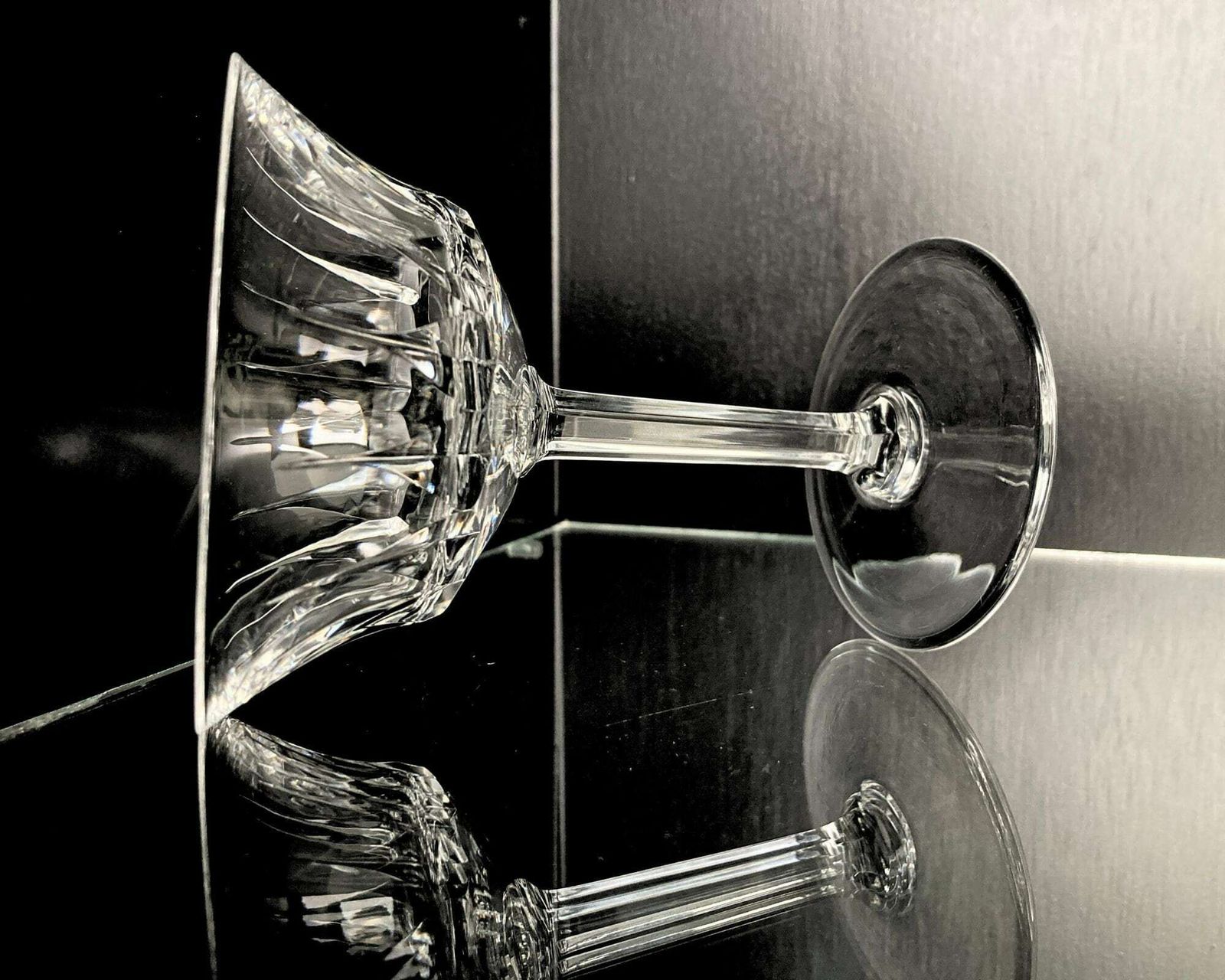 Val Saint Lambert Coupes | 12 Stuks Champagneglazen | Kristal Ca. Jaren 1950 photo for sale