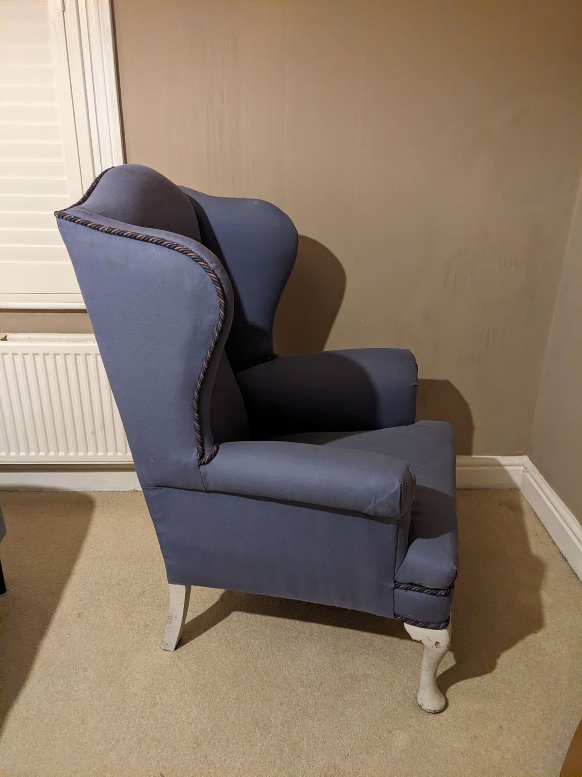 Wingback Armchair   In Need Of Restoration photo 80.0