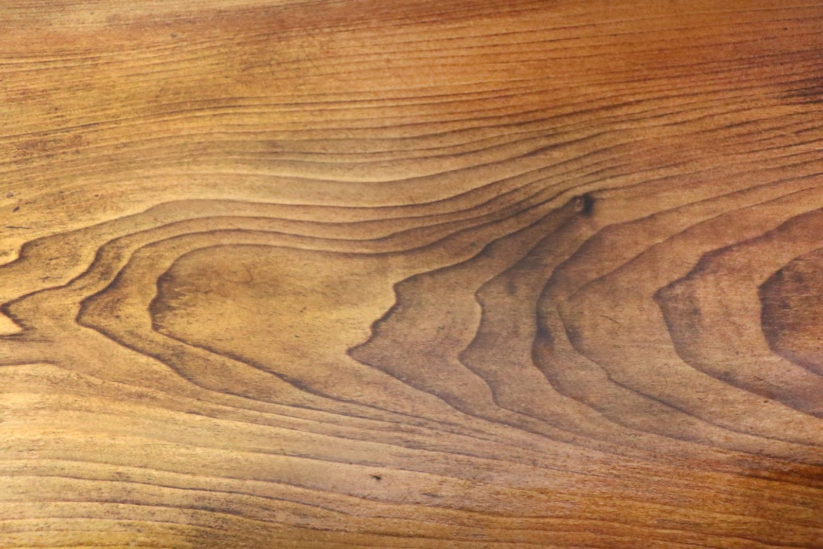 A Lovely Victorian Stained Pine And Elm Topped Table. photo 495.0