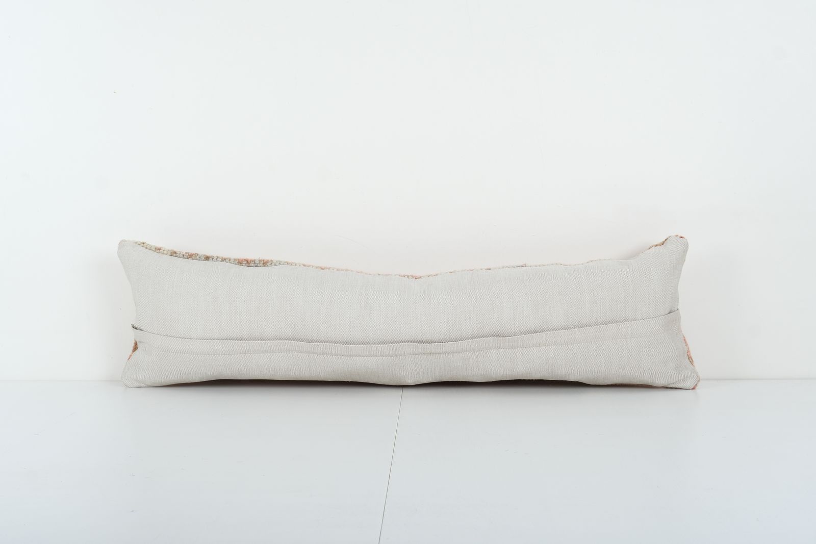 Bohemian Bedding  Pillow Cover, Long Turkish Lumbar Pillow With Mid Century Design, Wool Woven Hippie  Pillow photo furniture