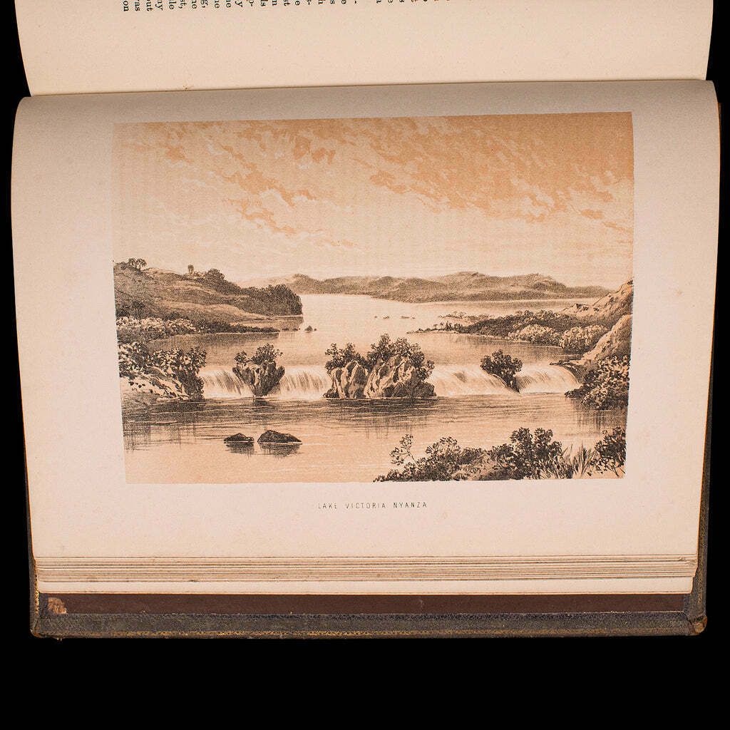 Home Decor Antique Life & Explorations Of DR Livingstone Book, African Travel, Victorian photo