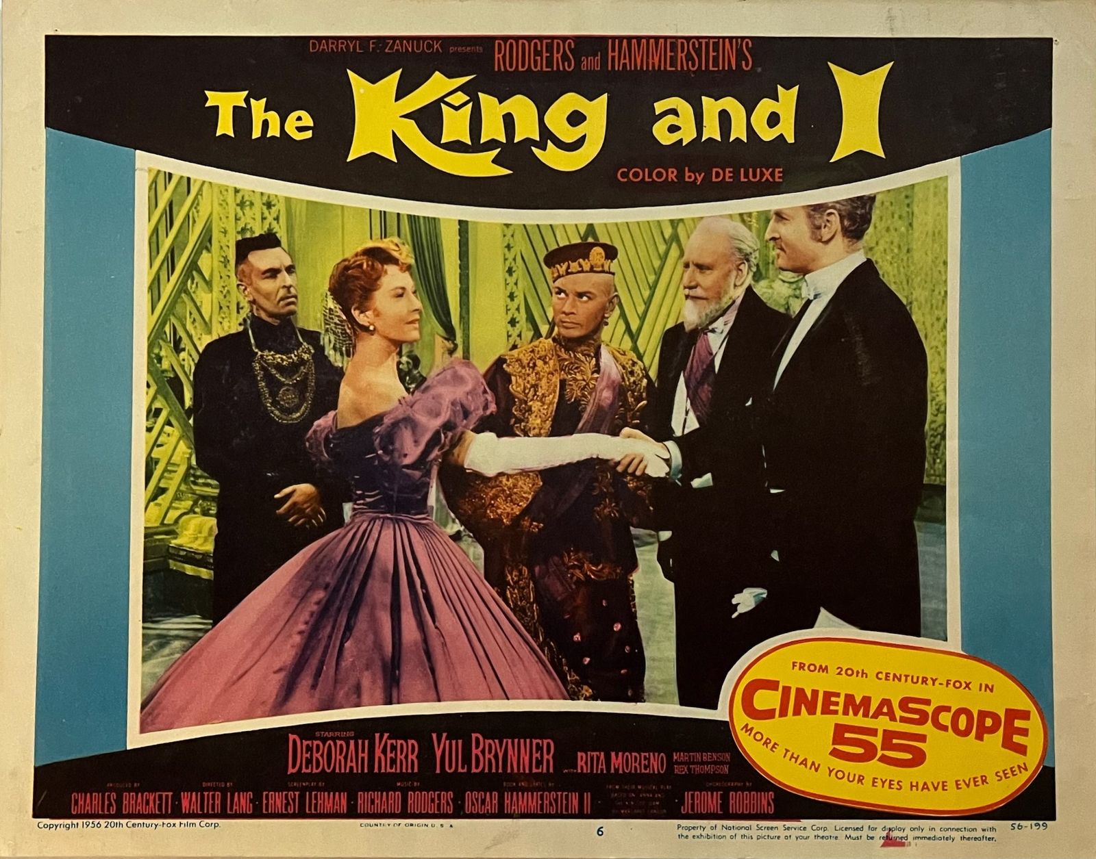 The King And I   Original 1974 Lobby Card #6
