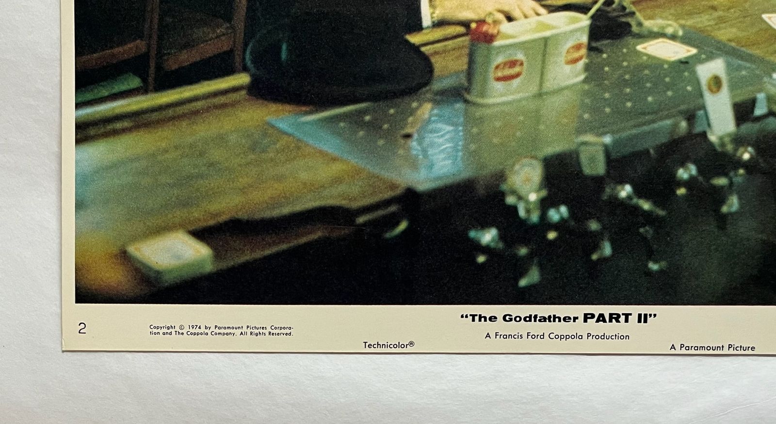 The Godfather Part II   Original 1974 Lobby Card #2 photo for sale