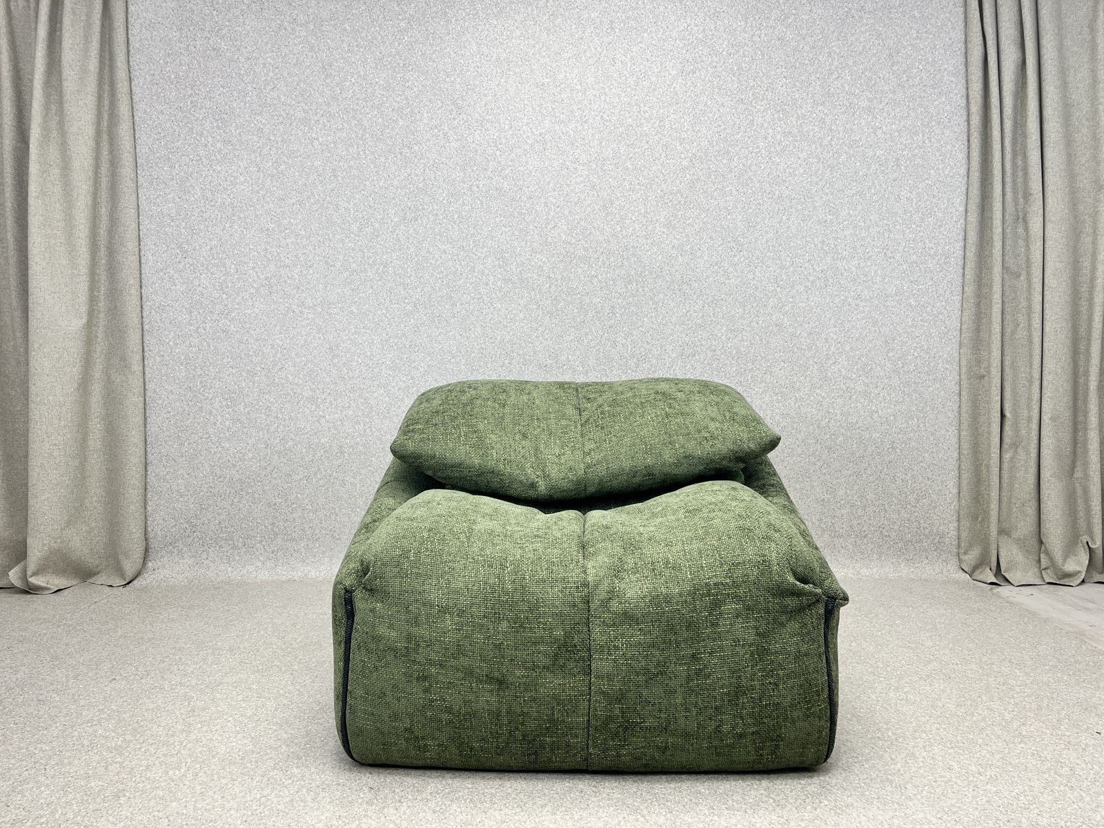 Vintage Green Plumy One Seater Sofa Chair By Ligne Roset By Annie Hiéronimus photo Furniture