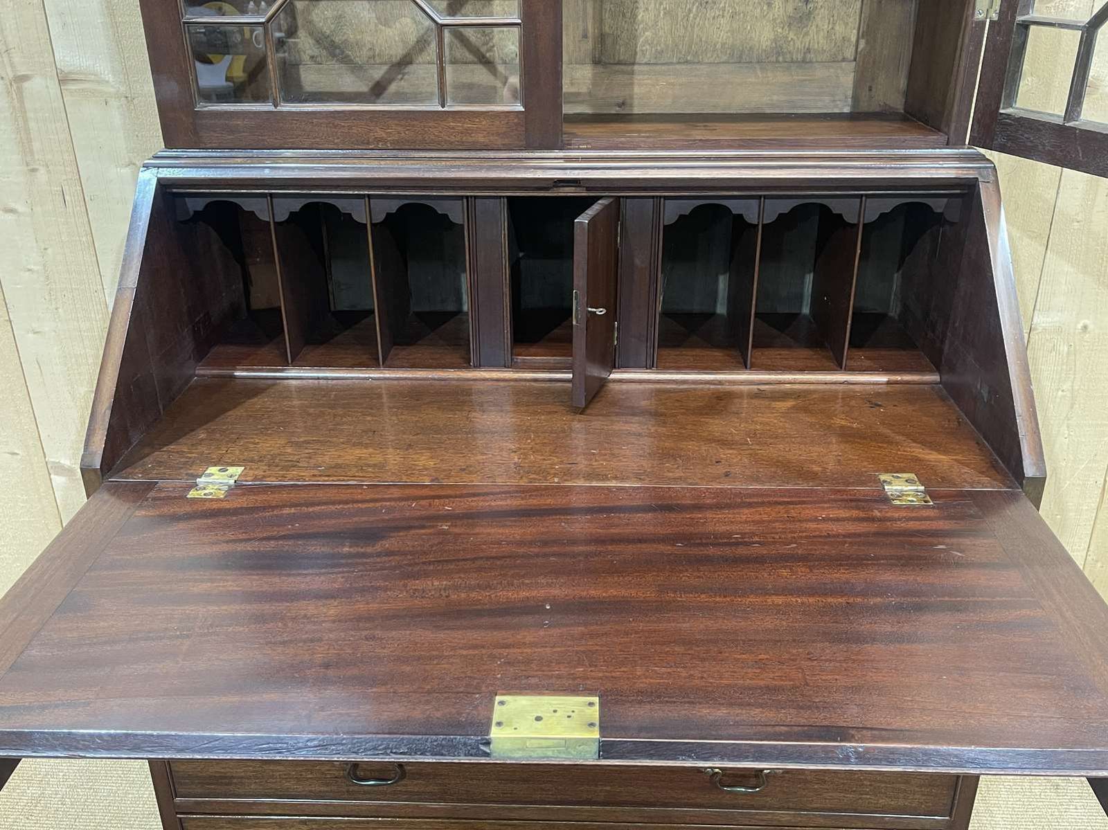 2580.0 19th Century English Mahogany Writing Desk photo