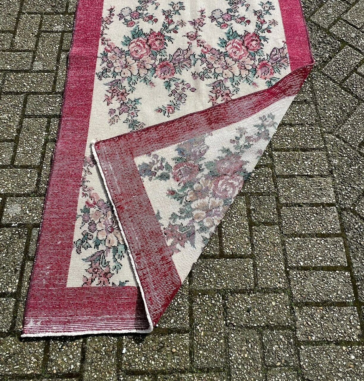 Vintage Flower Vloerkleed Vintage Flower Carpet 1960’s photo vintage