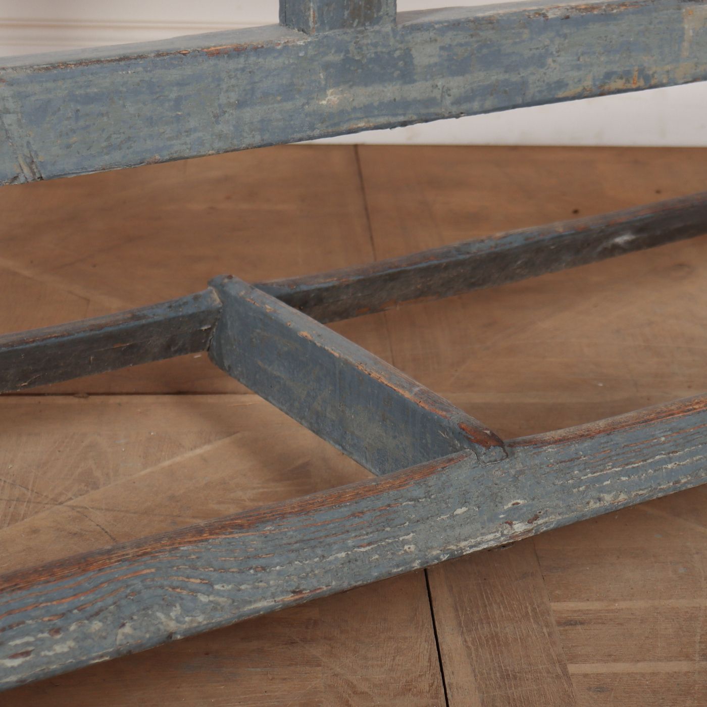 Wonderful English 19th C Original Painted Tavern Table With A Great Worn Finish. 1840 photo for sale