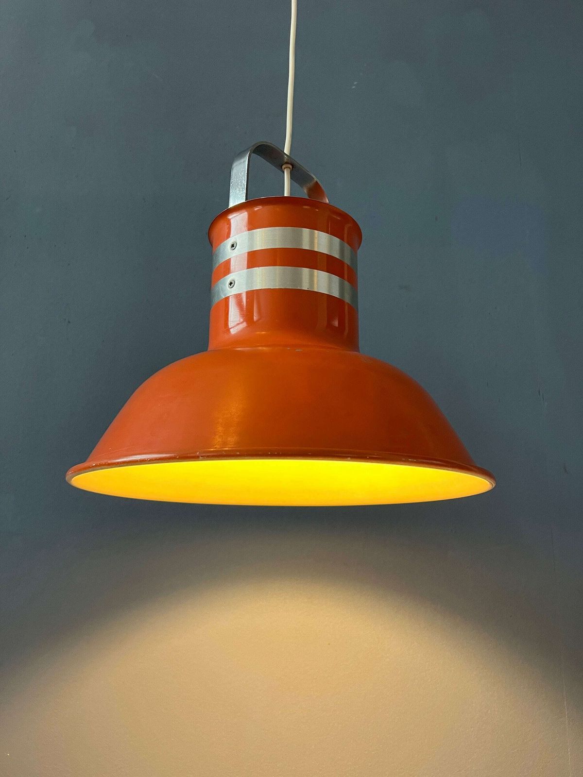 Oranje/Rode Metalen Space Age Hanglamp photo 424.0