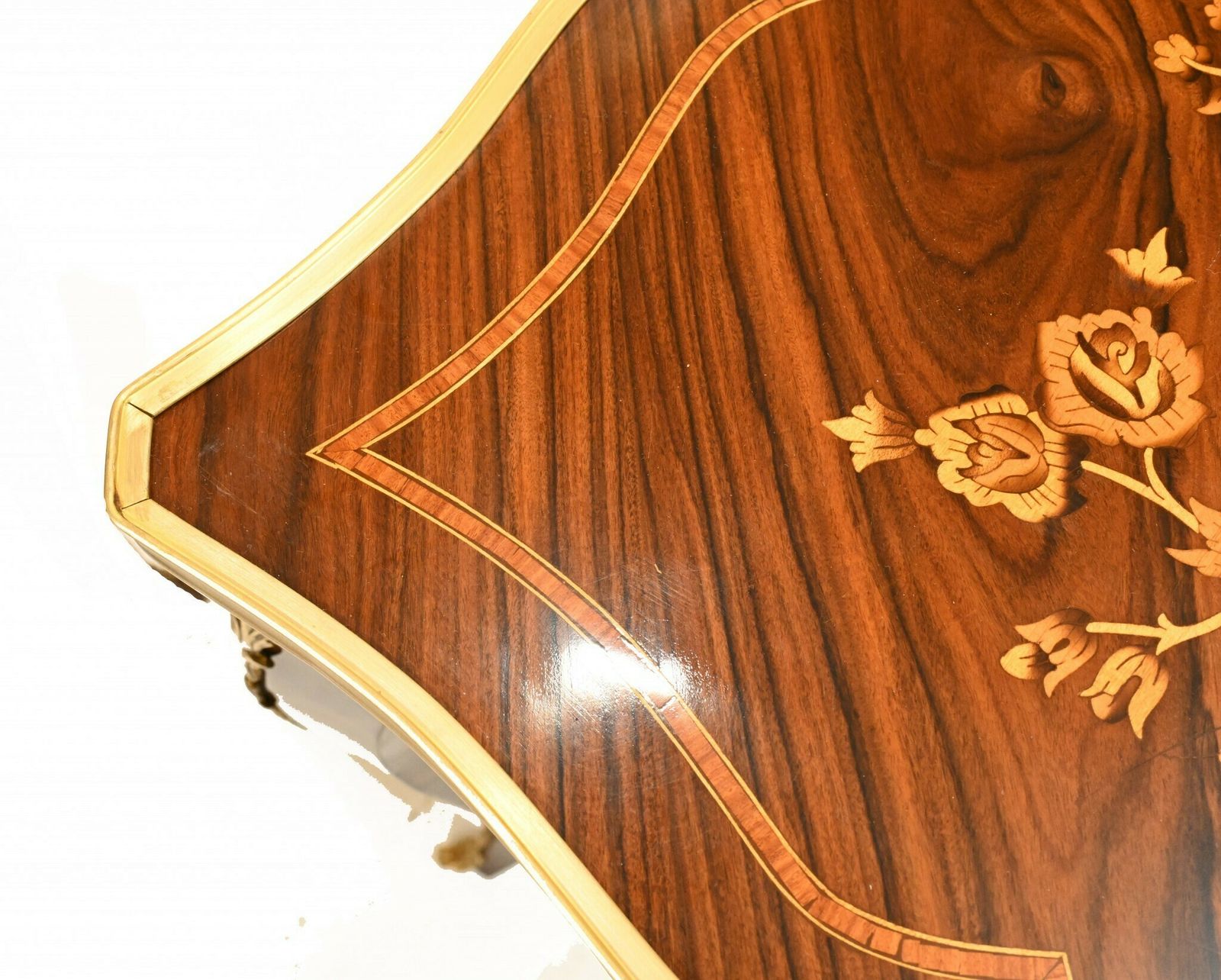 Single French Empire Side Table Inlay Stand Kingwood Furniture photo buy