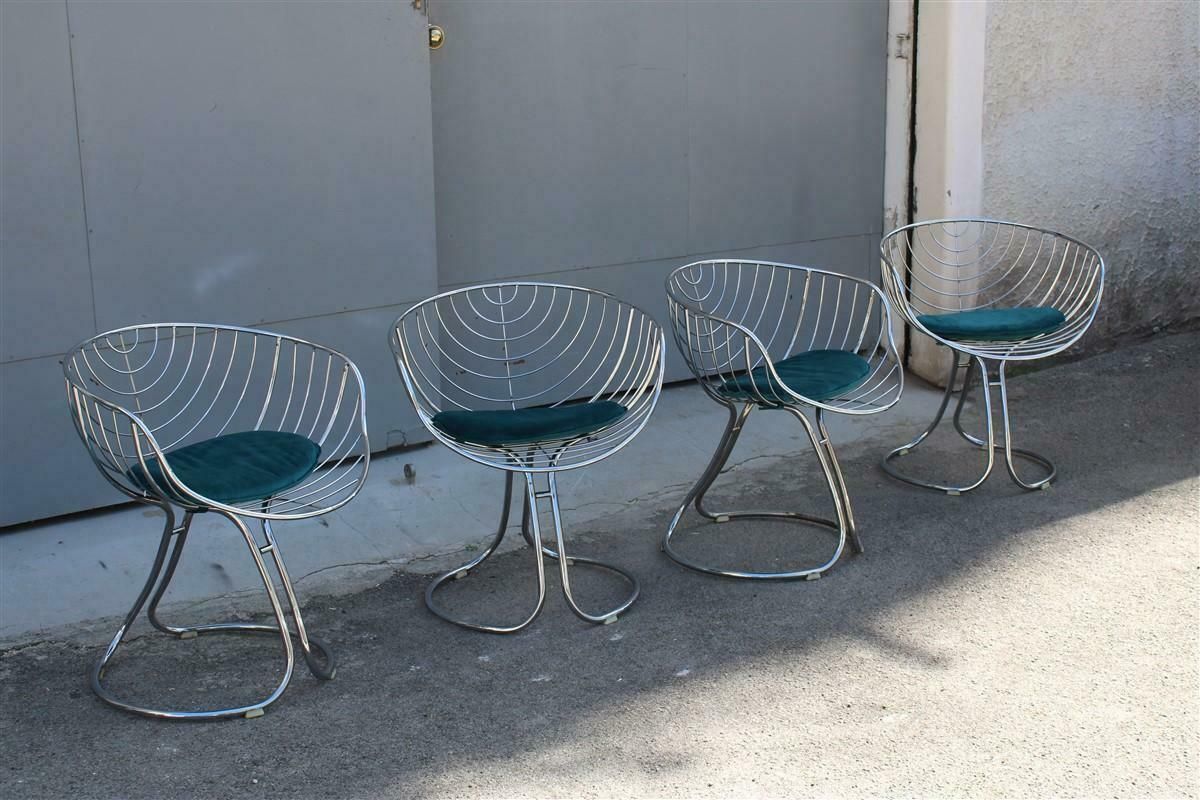 photo for sale Sedie Model Marika Giorgio Rinaldi Per Rima Design Italiano 1970 Greene & Greene