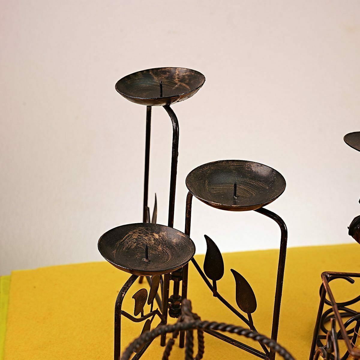 Lot Of 8 Vintage Metal Candle Holders photo 62.0