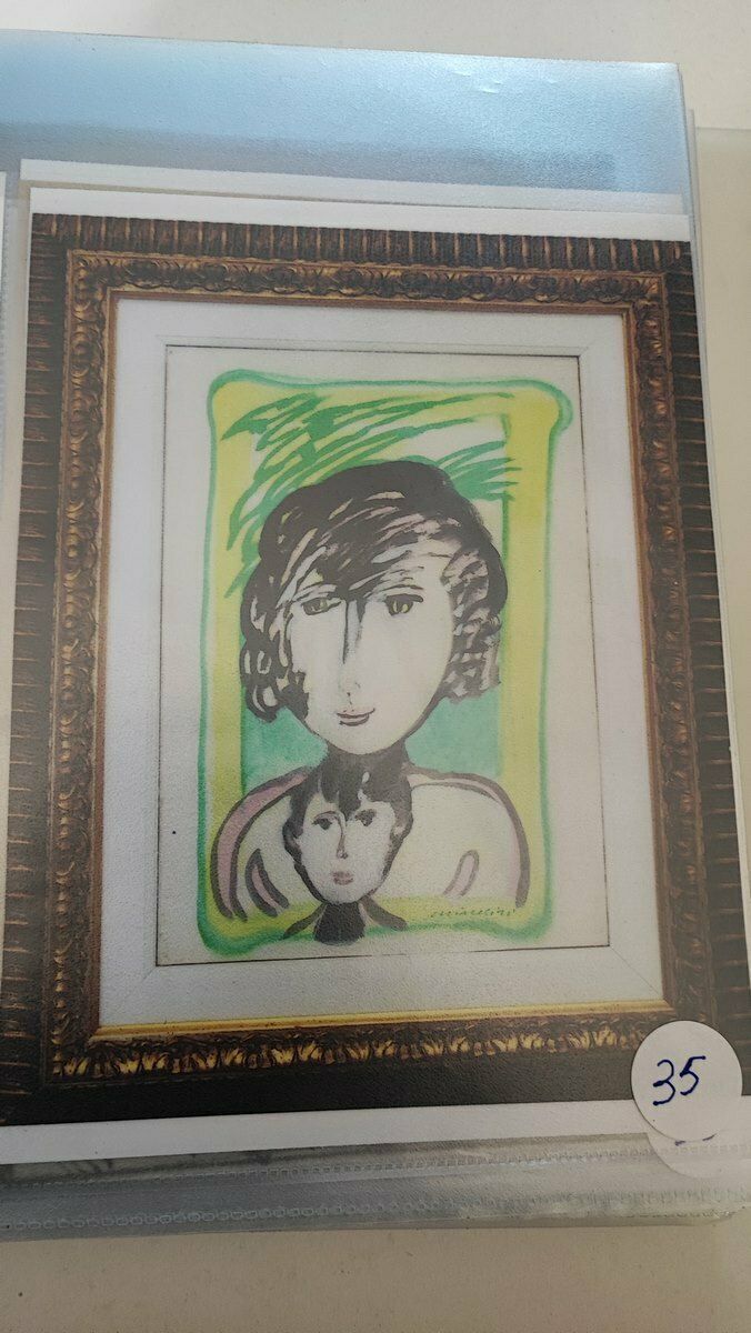 photo for sale Work By Remo Brindisi, Tempera
