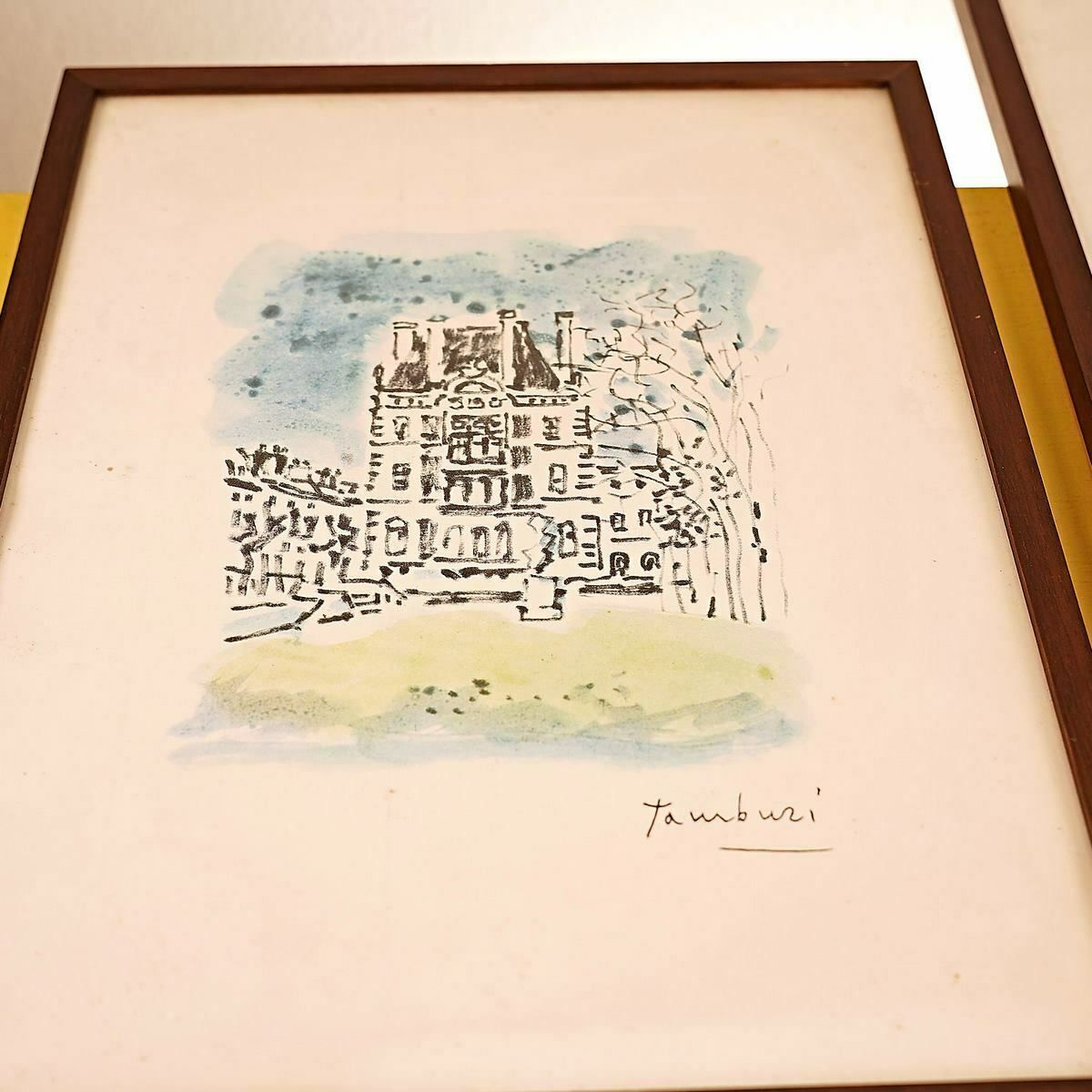 Engraving Paintings By Orfeo Tamburi, 4 Pieces photo Art
