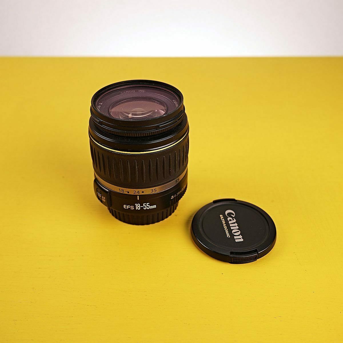 Canon Ultrasonic Efs 18 55mm Lens, Hoya Hmc 58mm Skylight 1b