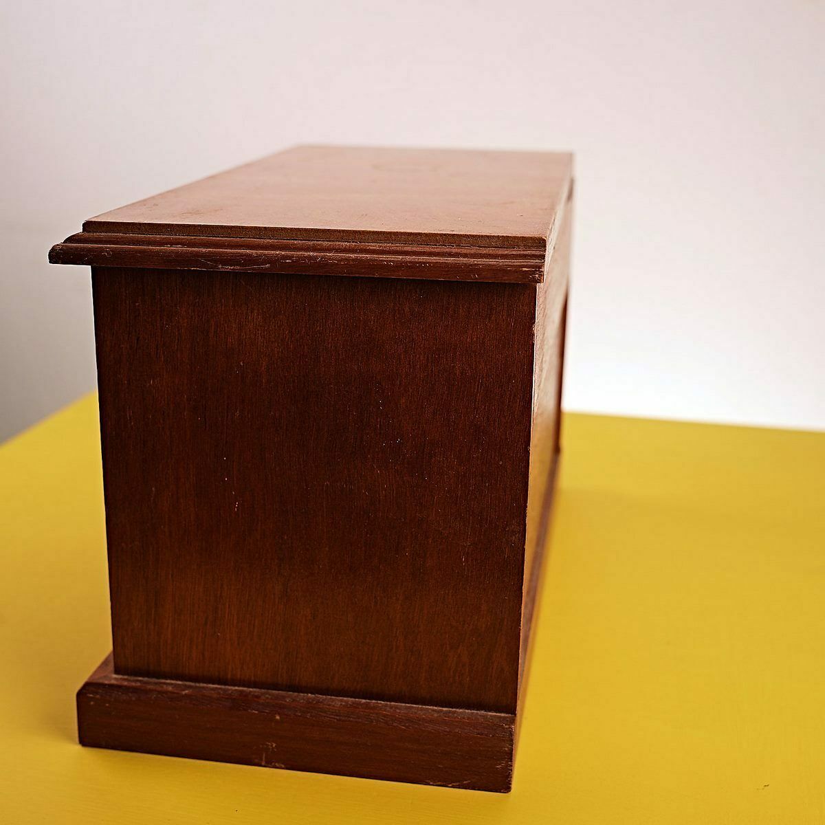 Vintage Wooden Jewelry Box Made In Taiwan photo vinterior
